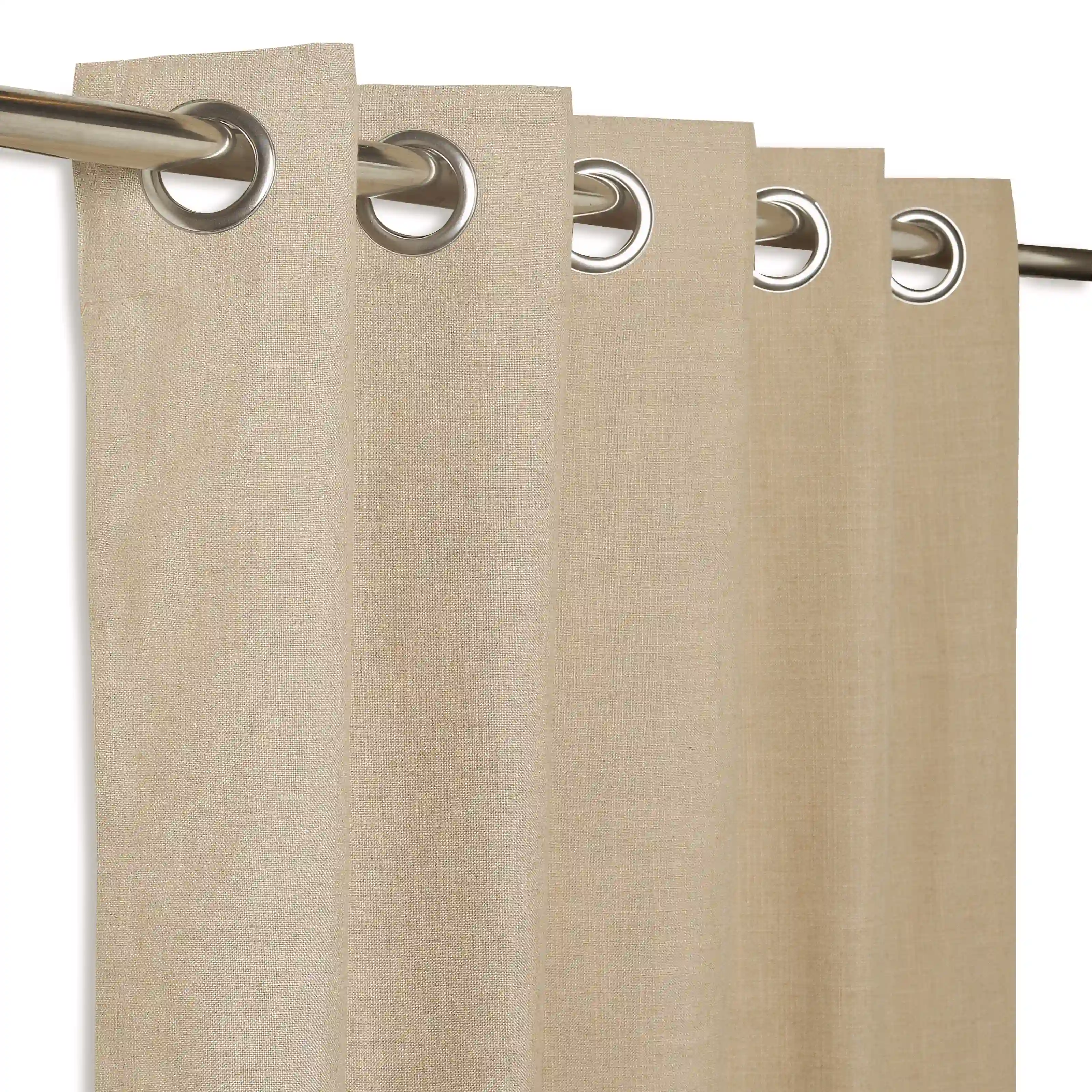 Paleto Set Of 2 Solid Readymade Curtains | Forest Days - Image 2