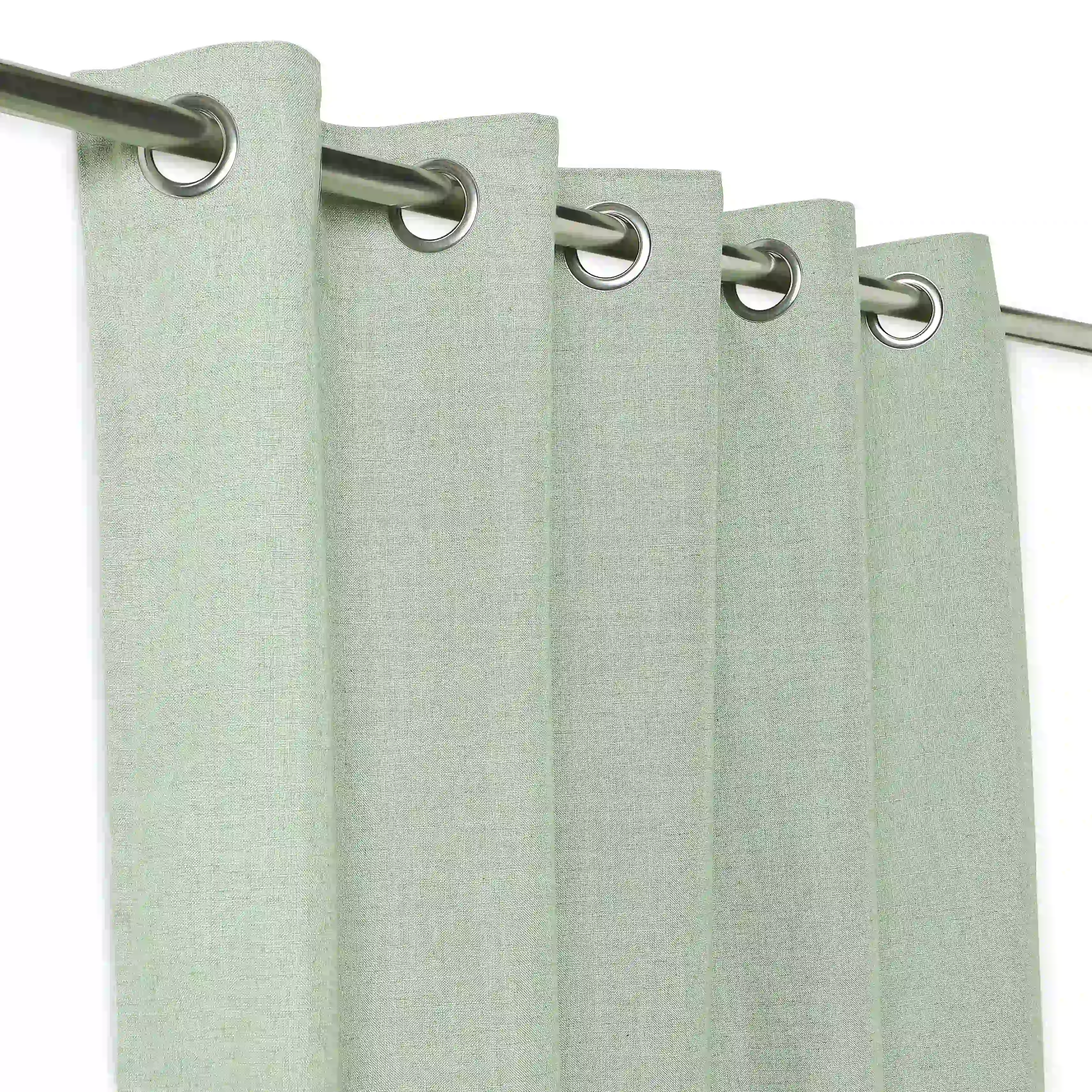 Paleto Set Of 2 Solid Readymade Curtains | Forest Days - Image 22