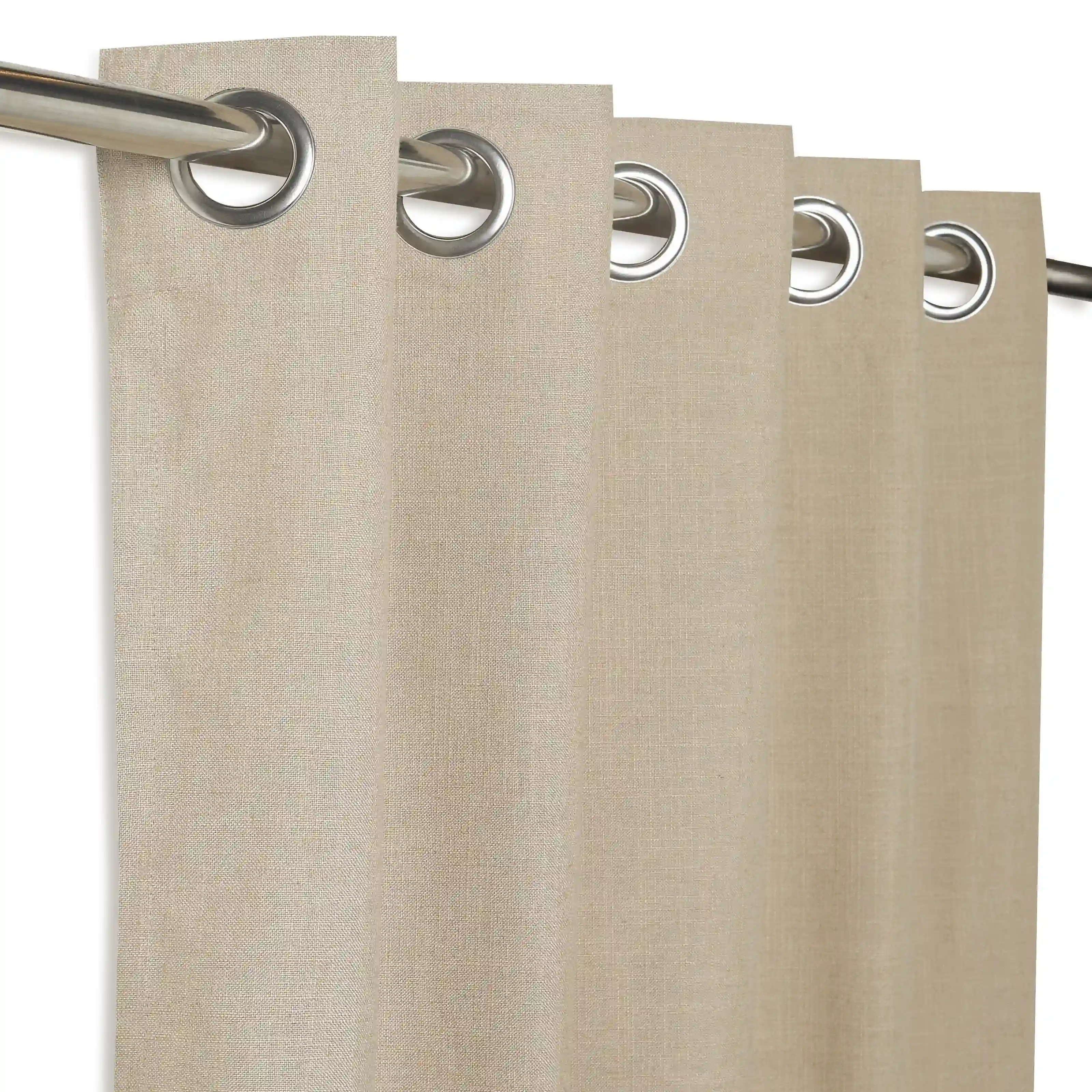 Paleto Set Of 2 Solid Readymade Curtains | Forest Days - Image 6