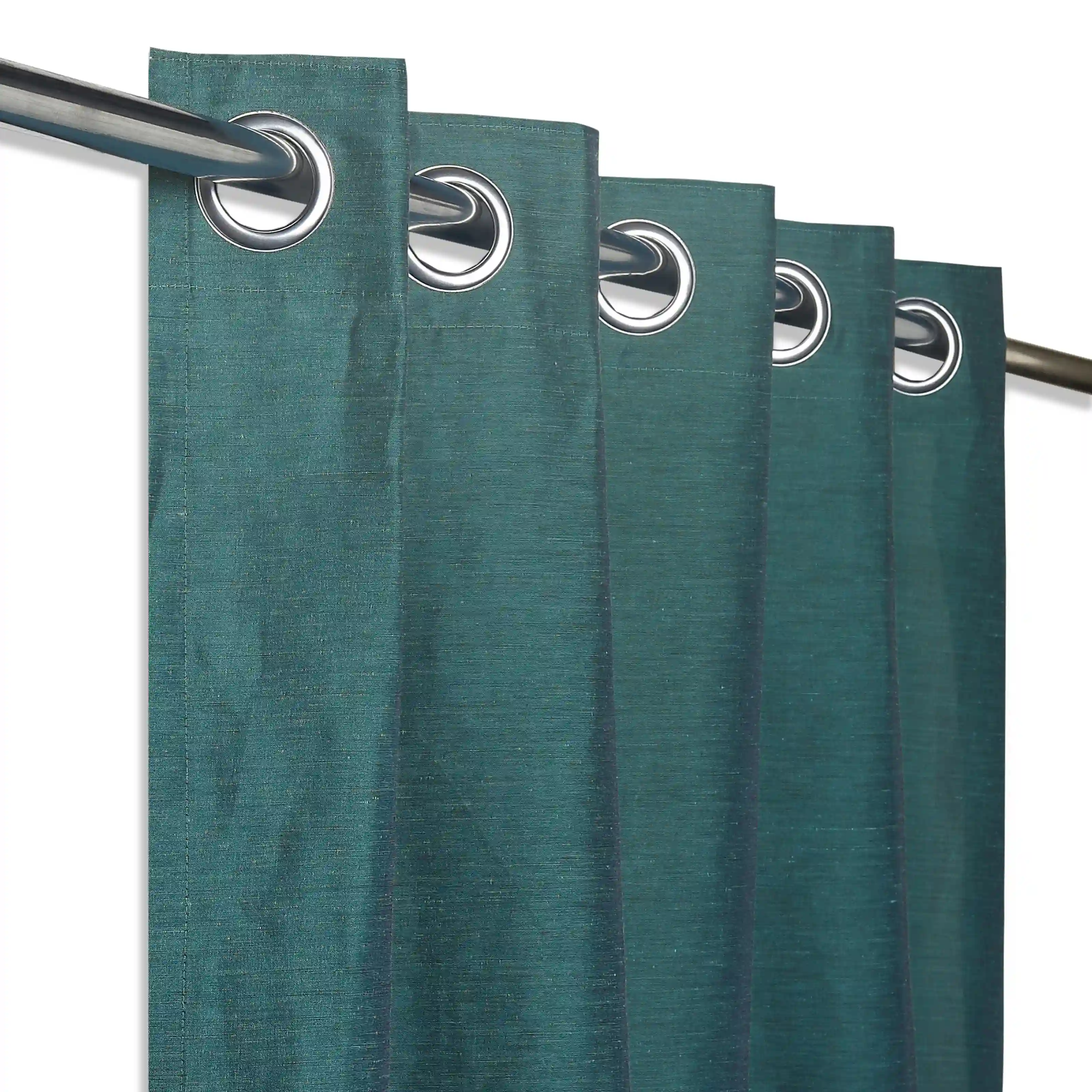 Paleto Set Of 2 Solid Readymade Curtains | Hue Harmony - Image 54