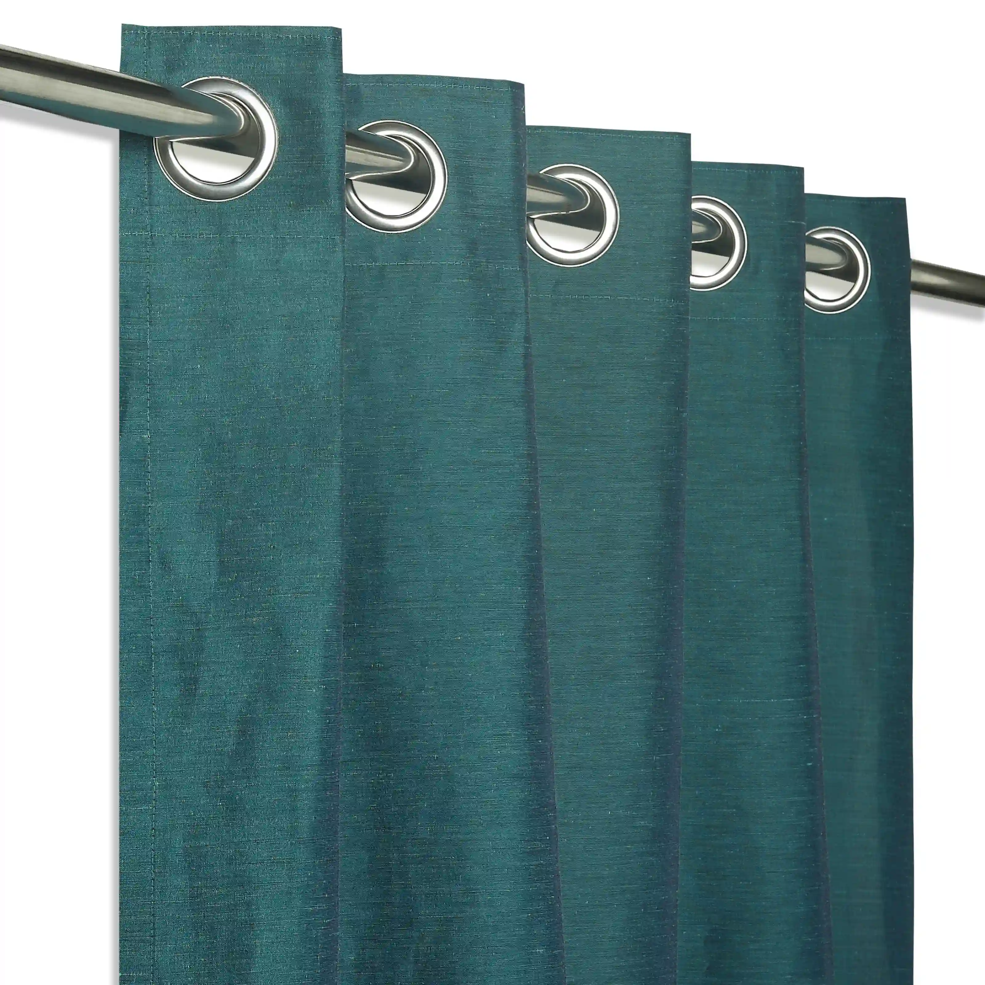 Paleto Set Of 2 Solid Readymade Curtains | Hue Harmony - Image 58