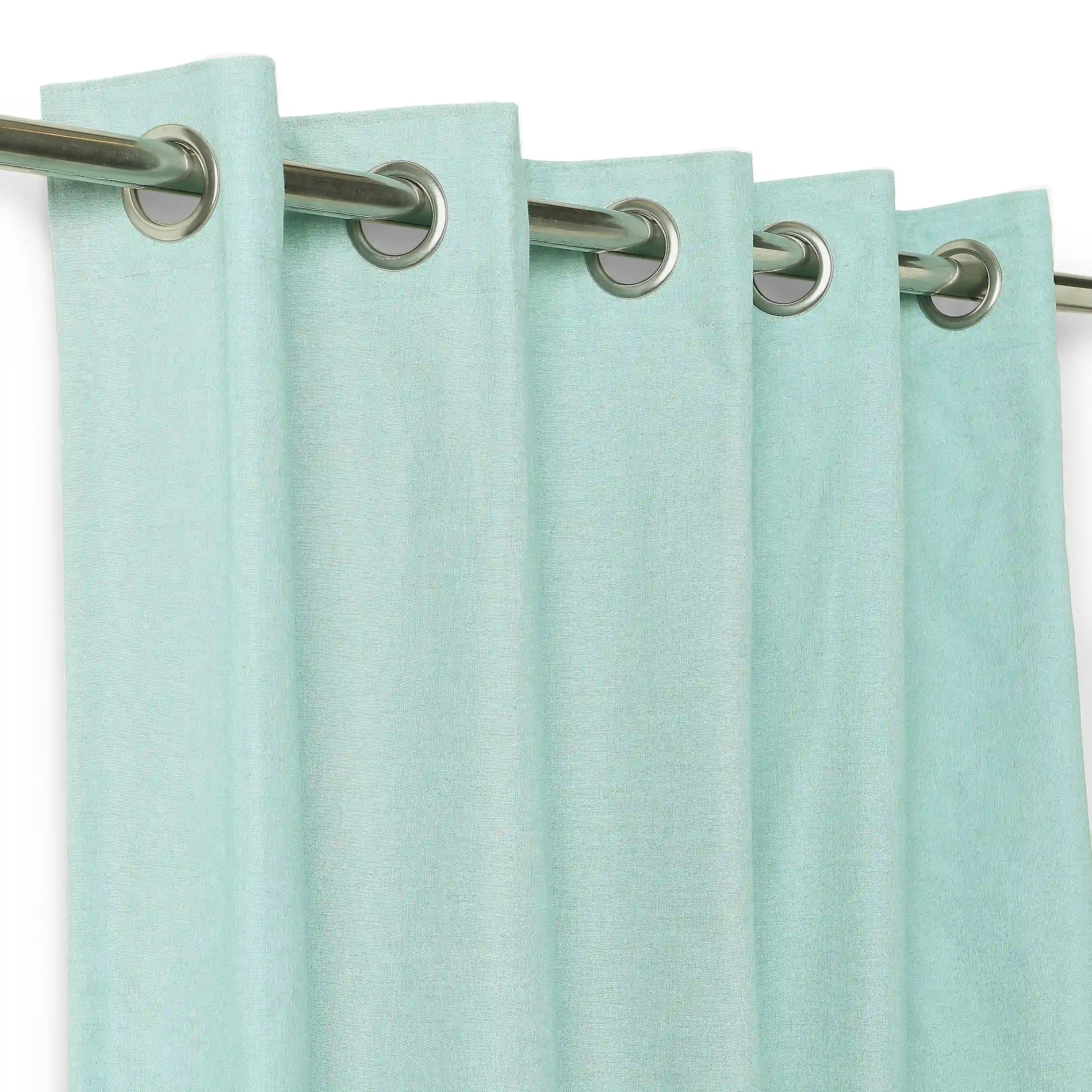 Paleto Set Of 2 Solid Readymade Curtains | Monsoon Hues - Image 26