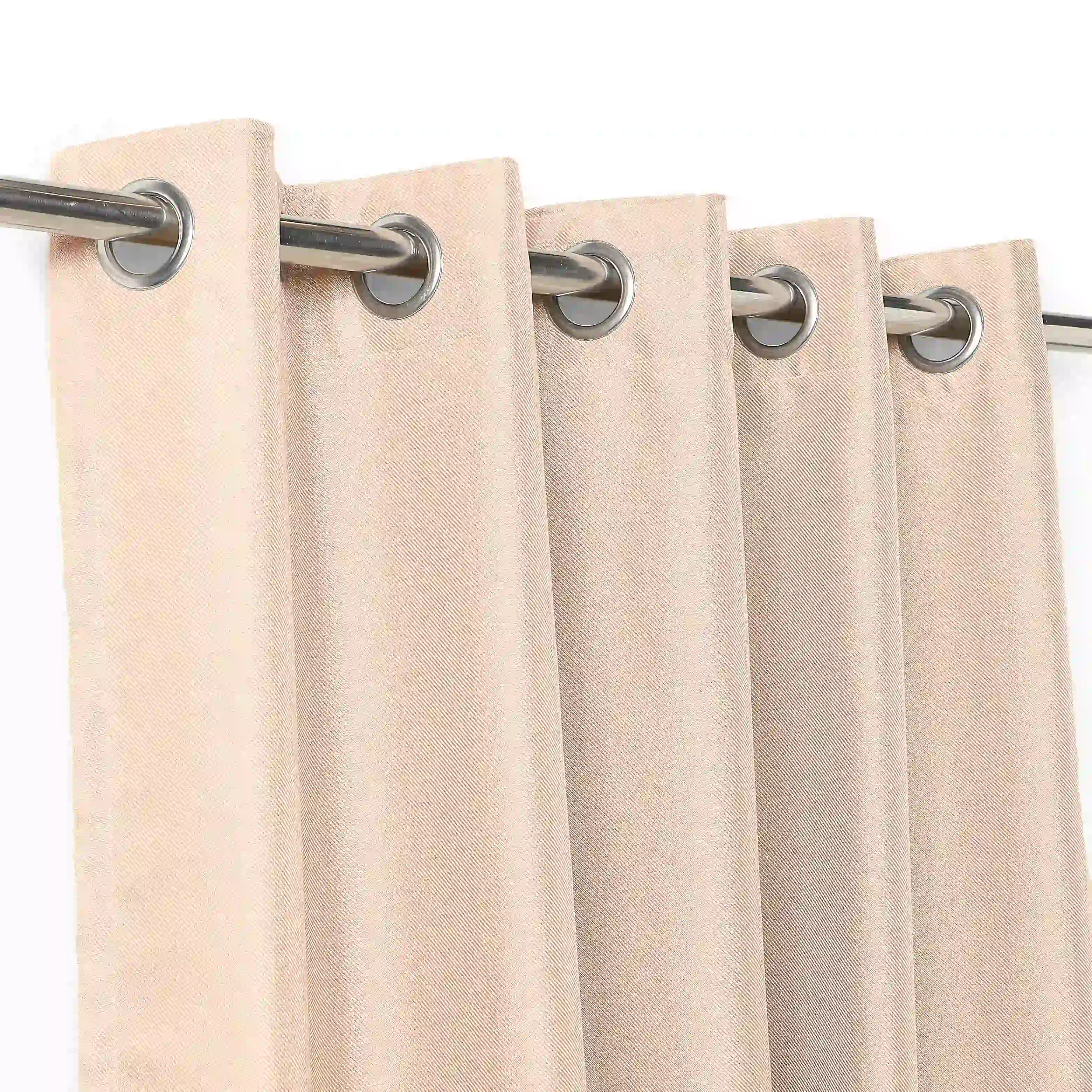 Paleto Set Of 2 Solid Readymade Curtains | Muted Moments - Image 14