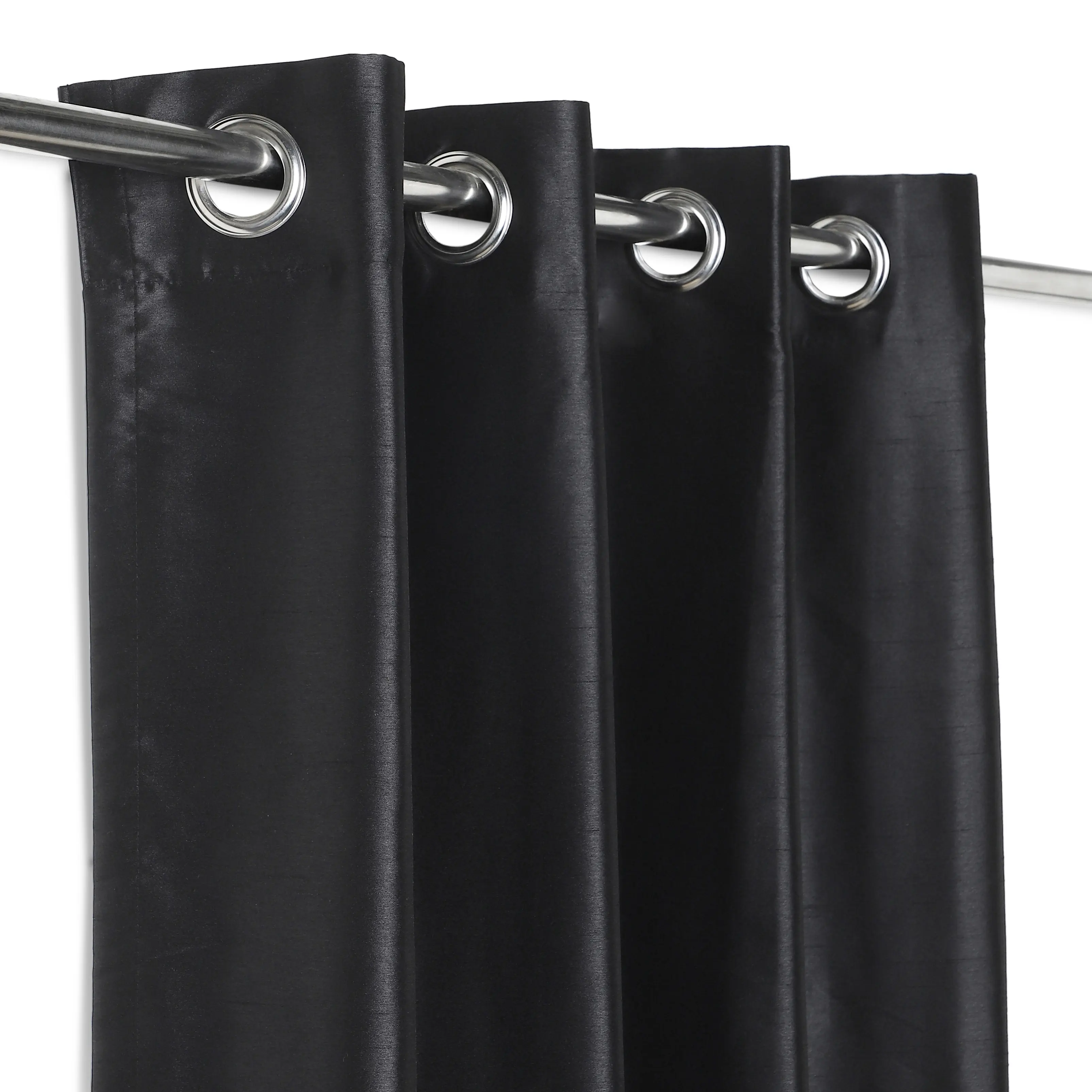 Paleto Set Of 2 Solid Readymade Curtains | Pure Hues - Image 118