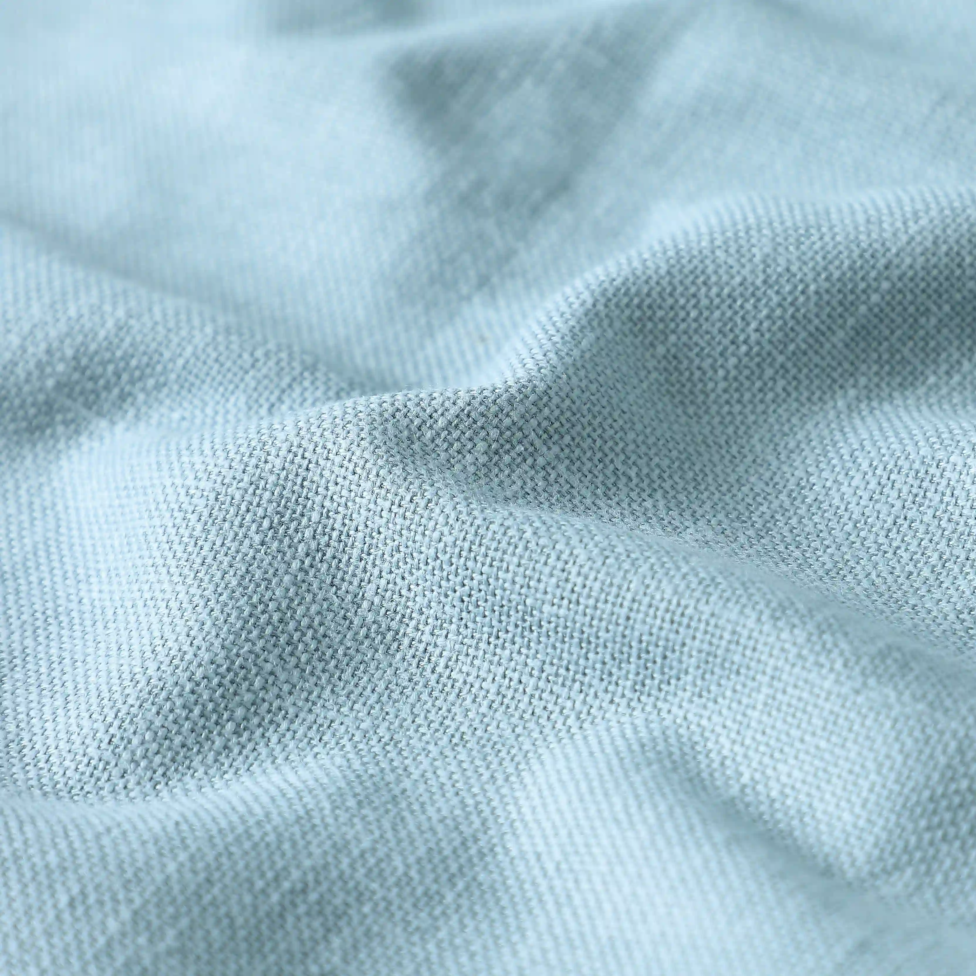 Paleto Set Of 2 Solid Readymade Curtains | Woven Calm - Image 23