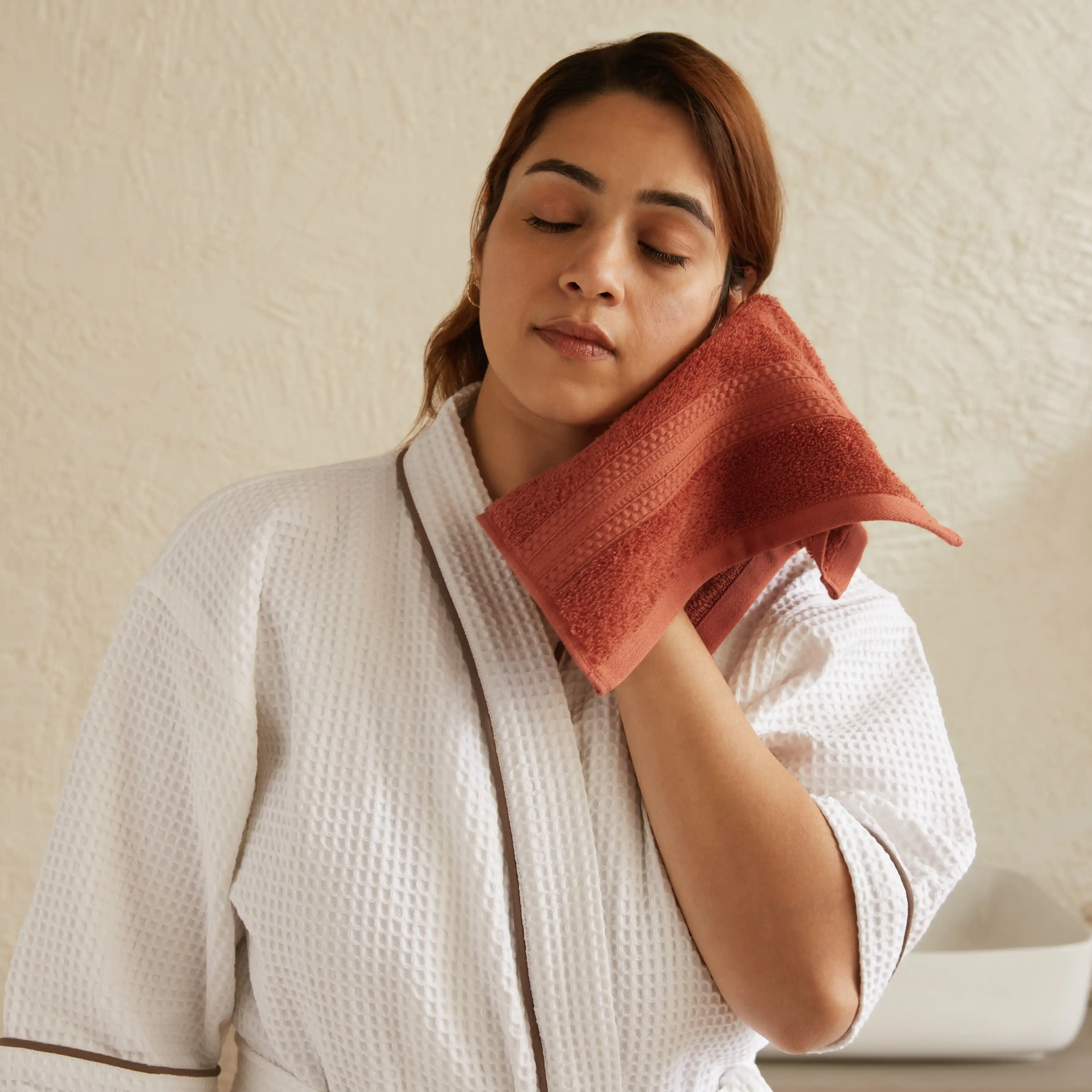 Paleto | Everyday Essentials Absorbent Ring Spun Cotton 8 Piece Terry Towel Set | Set of Bath, Hand & Face Towels - Image 18