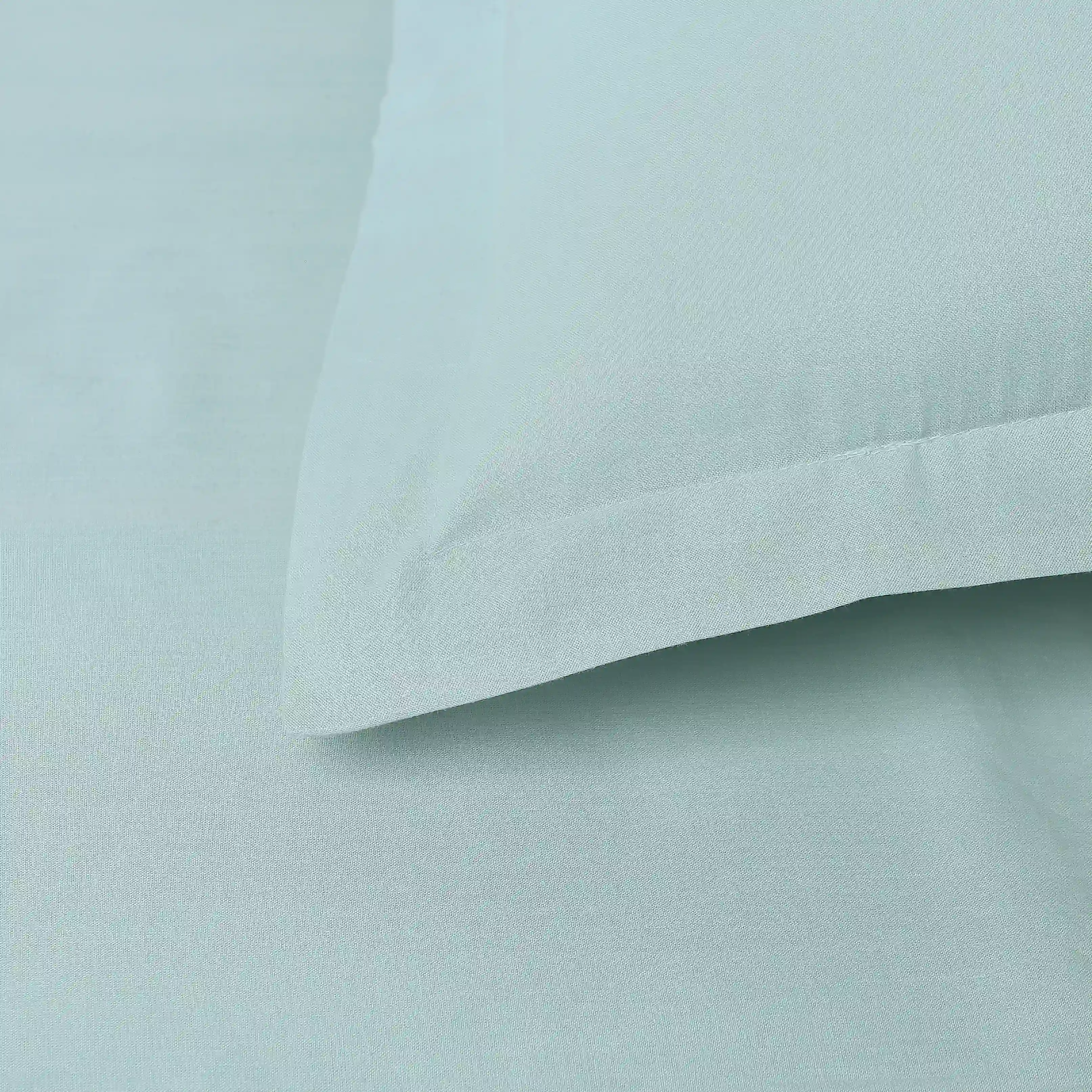 Paleto | Everyday Hues Solid Dyed Cotton Bedsheet Set-Blue Sky - Image 15