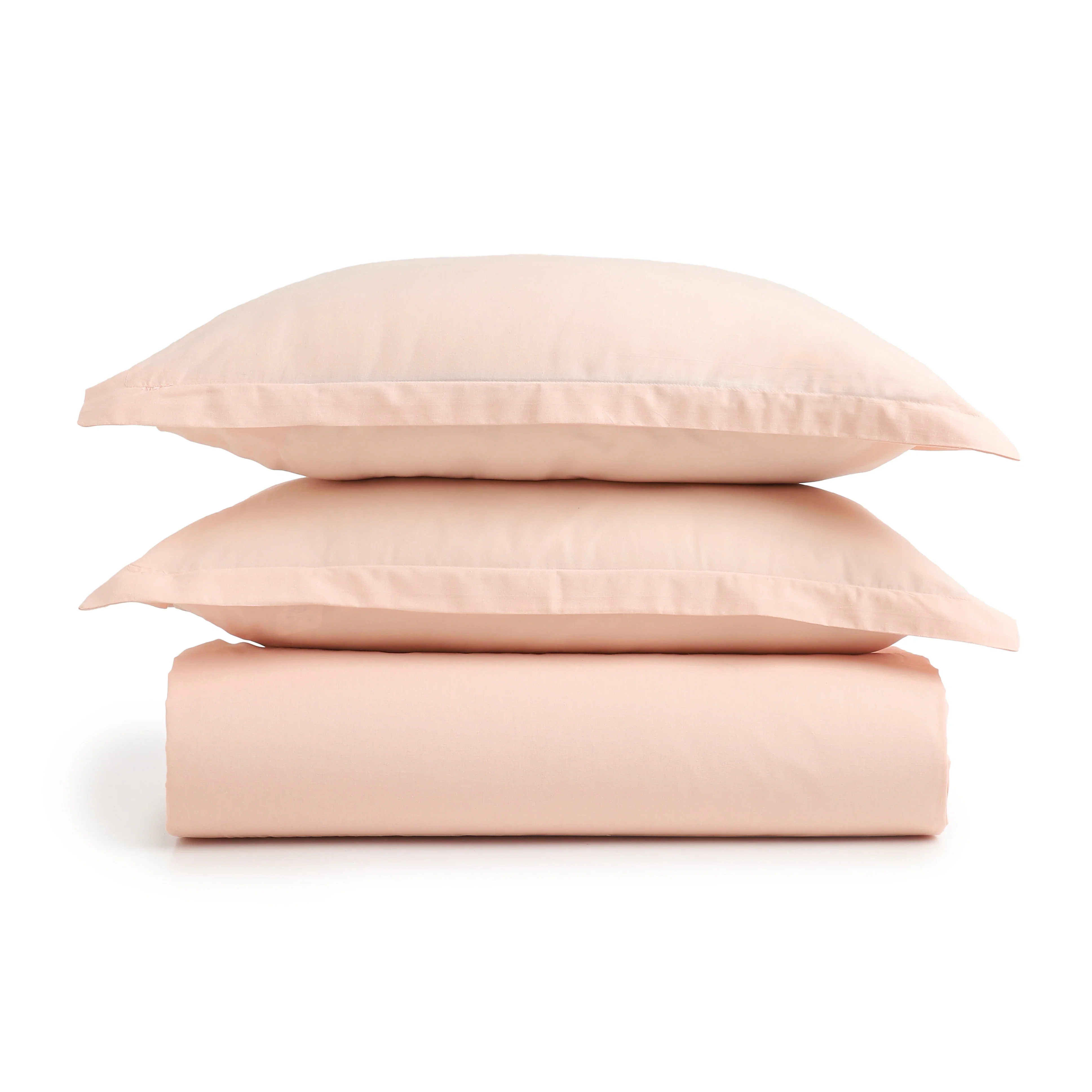 Paleto | Everyday Hues Solid Dyed Cotton Bedsheet Set-Veiled Rose - Image 9