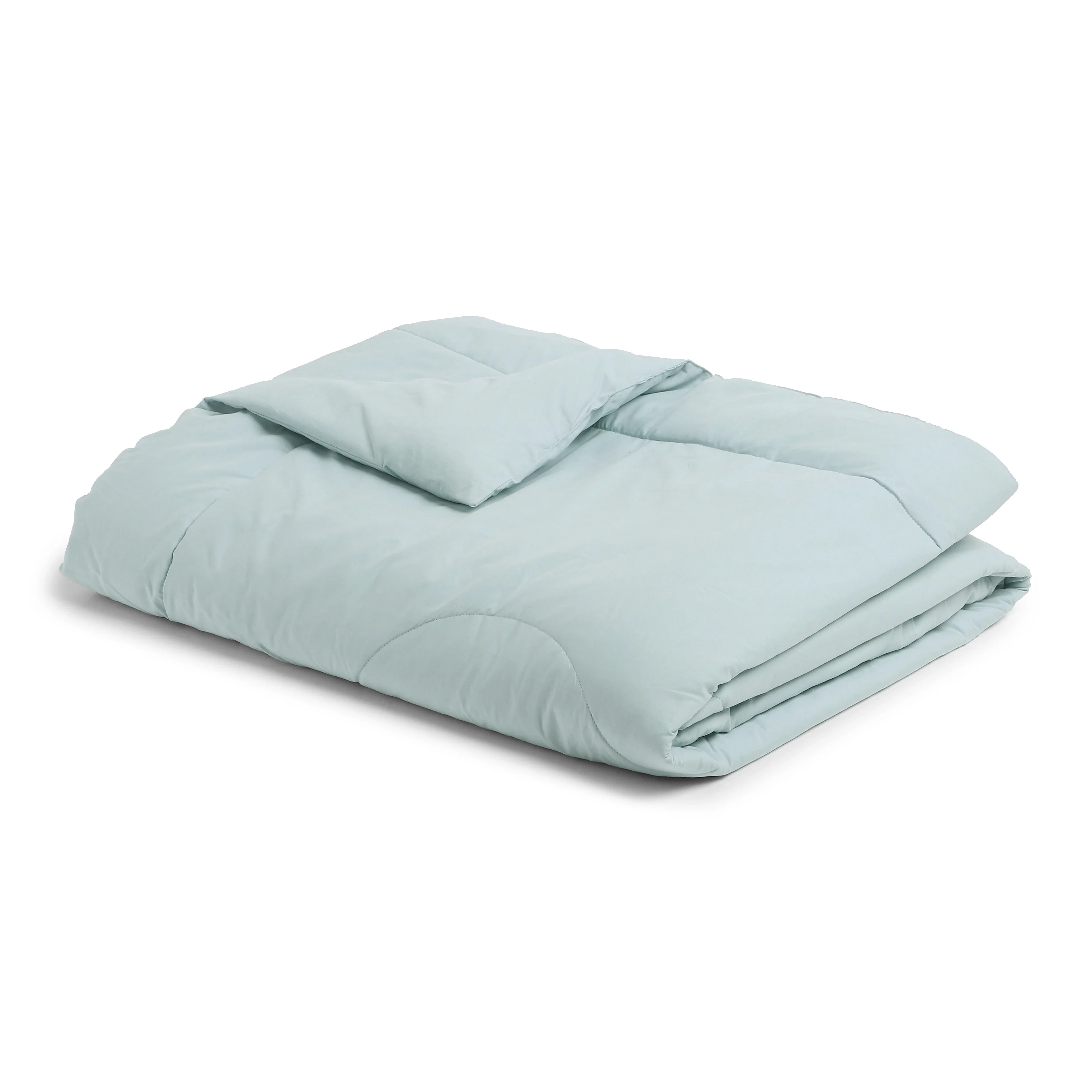 Paleto | Everyday Hues Cotton Solid Dyed 120GSM Comforter-Blue Sky - Image 4