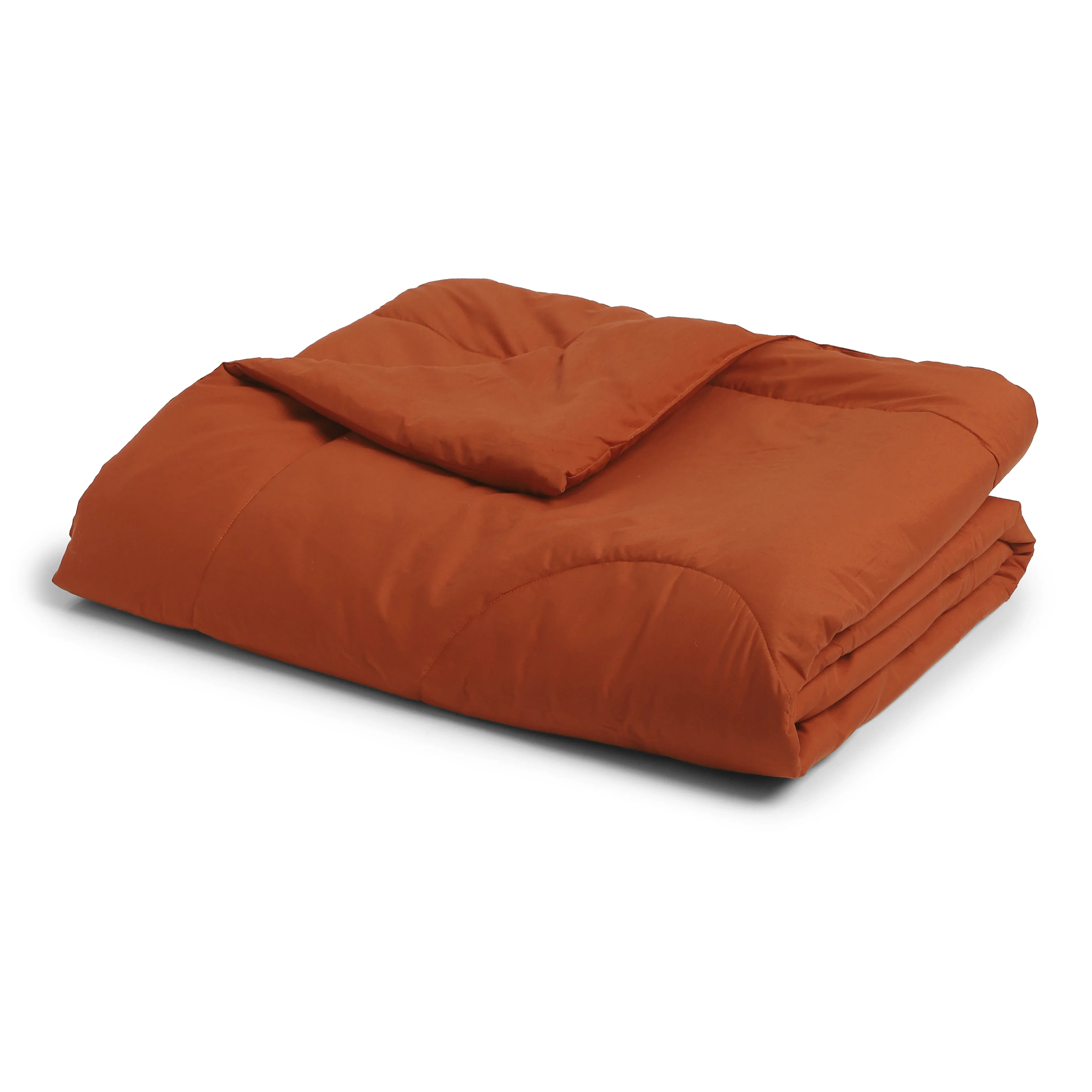 Paleto | Everyday Hues Cotton Solid Dyed 120GSM Comforter-Rust - Image 9