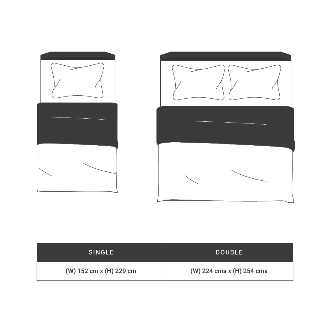 Paleto | Everyday Hues Cotton Solid Dyed 240GSM Comforter for Extra Warmth-Grey - Image 8