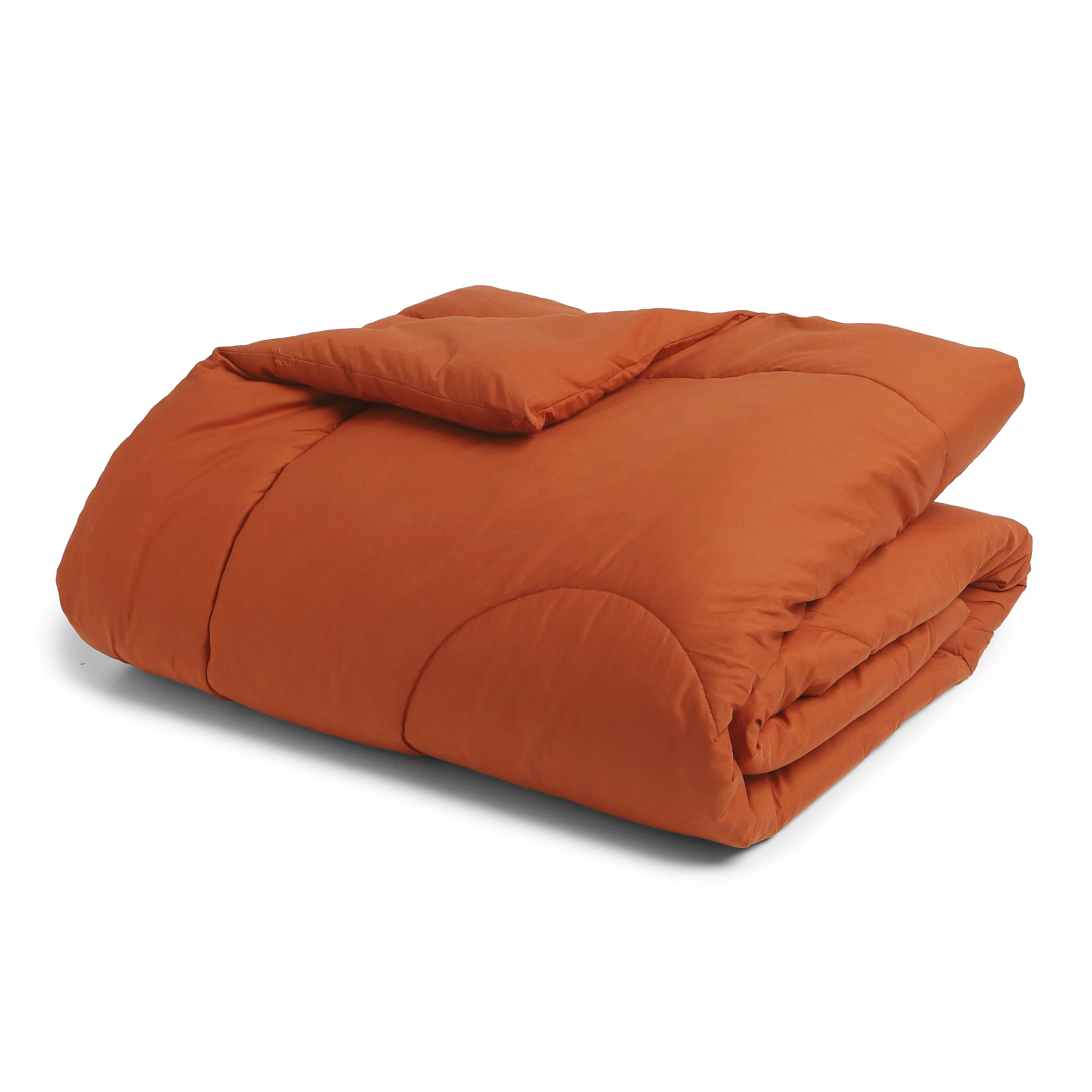 Paleto | Everyday Hues Cotton Solid Dyed 240GSM Comforter for Extra Warmth-Rust - Image 4