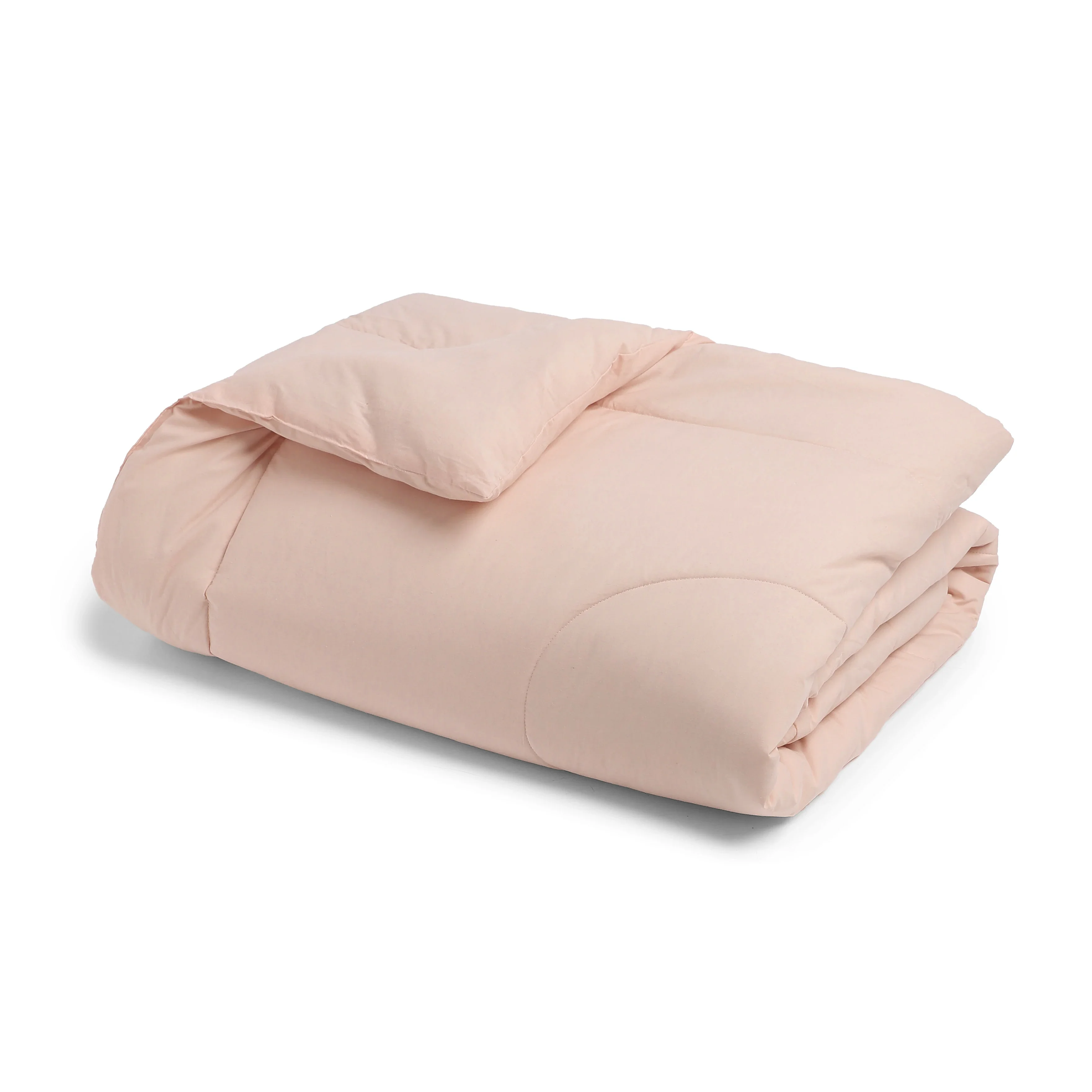 Paleto | Everyday Hues Cotton Solid Dyed 240GSM Comforter for Extra Warmth-Veiled Rose - Image 4