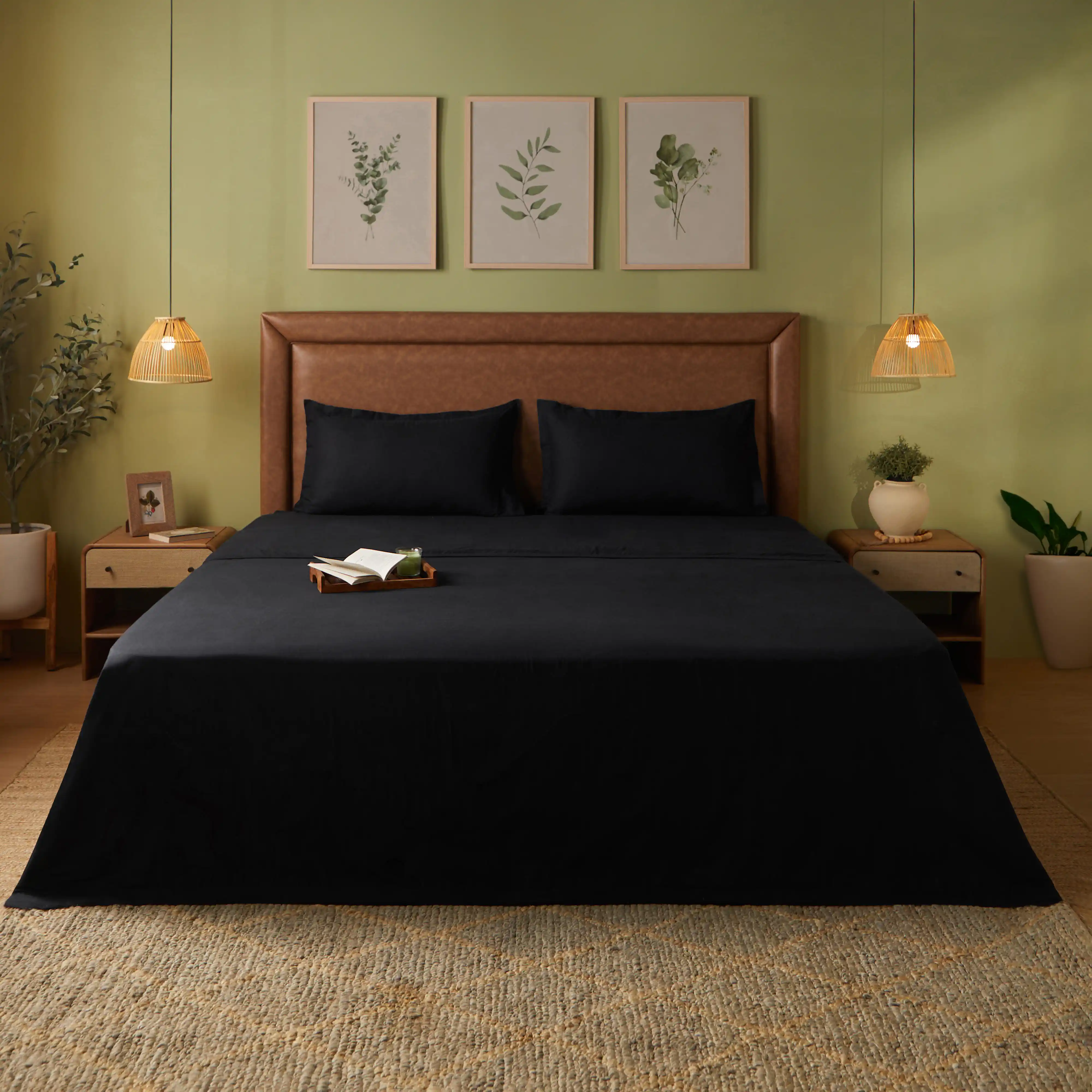 Paleto | Everyday Hues Cotton Solid Dyed Dohar with Super Soft Flannel Layering-Black - Image 7