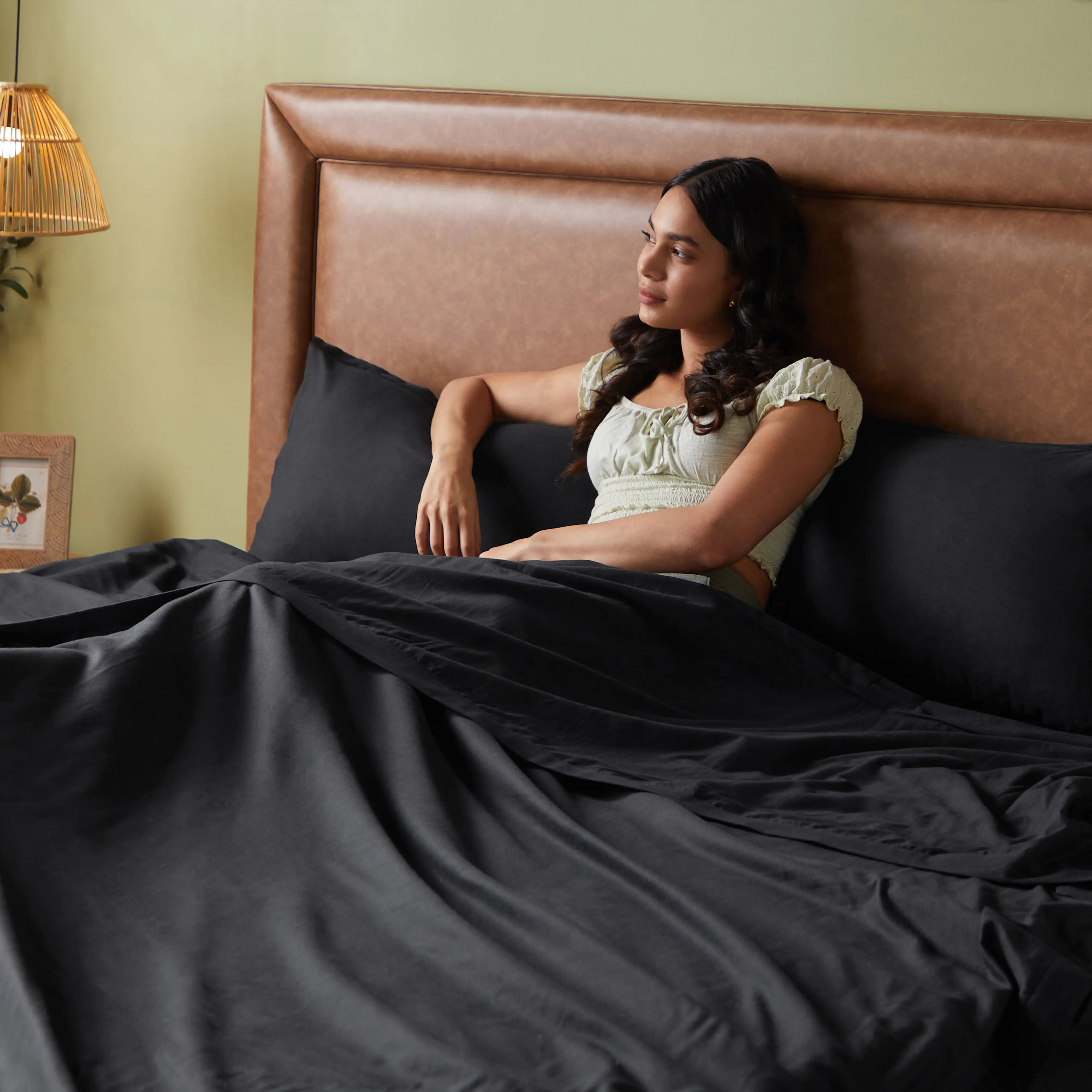 Paleto | Everyday Hues Cotton Solid Dyed Dohar with Super Soft Flannel Layering-Black - Image 8