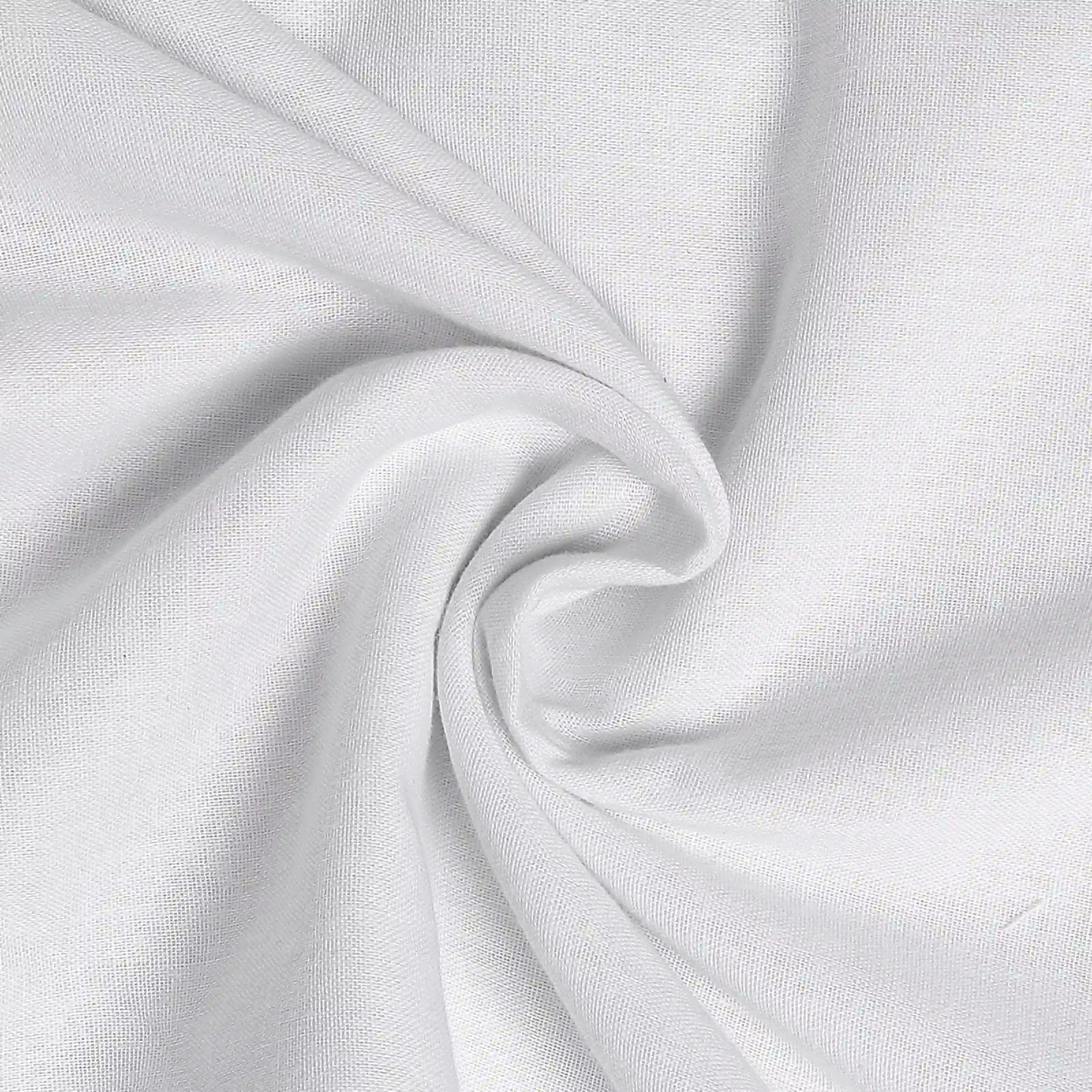 Paleto | Everyday Hues Cotton Solid Dyed Dohar with Super Soft Flannel Layering-White - Image 5