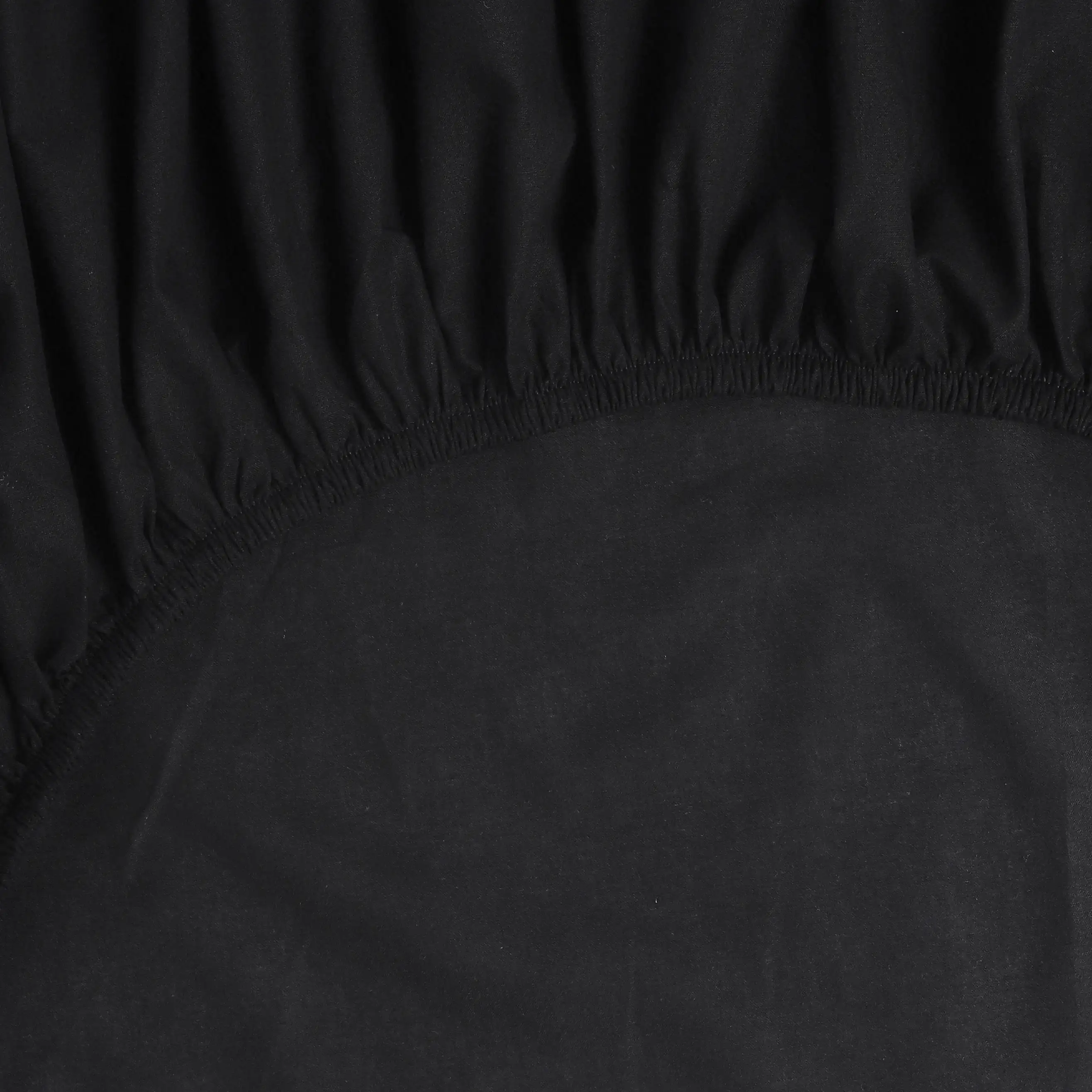 Paleto | Everyday Hues Solid Dyed Cotton Fitted Sheet Set-Black - Image 14