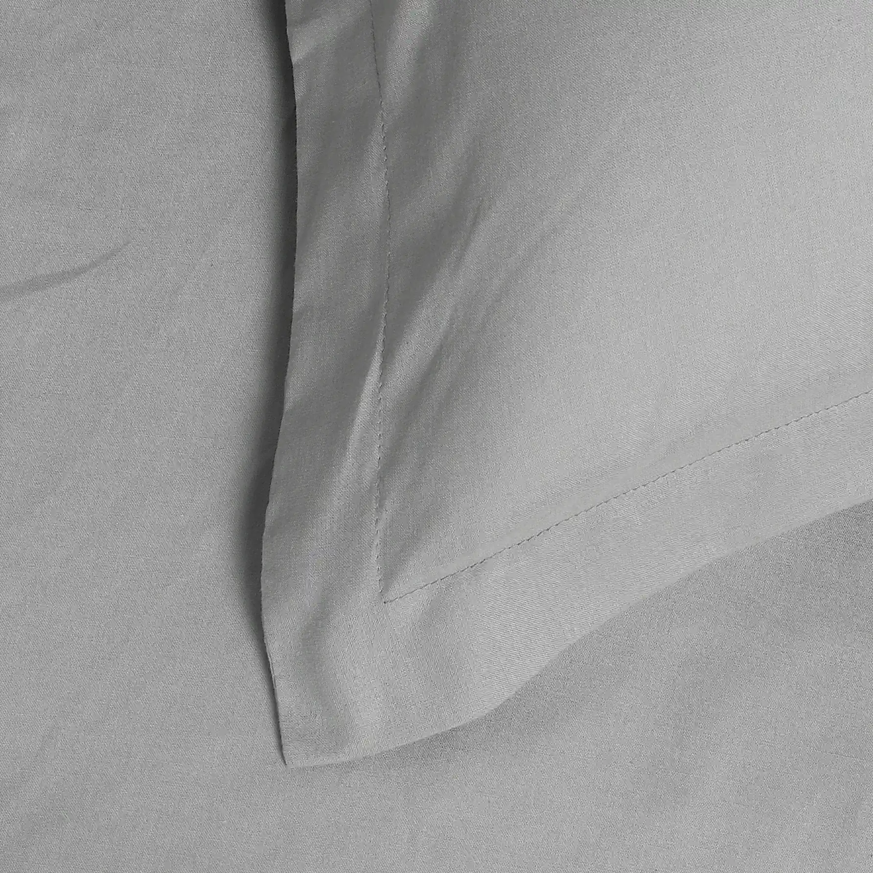Paleto | Everyday Hues Solid Dyed Cotton Fitted Sheet Set-Grey - Image 13