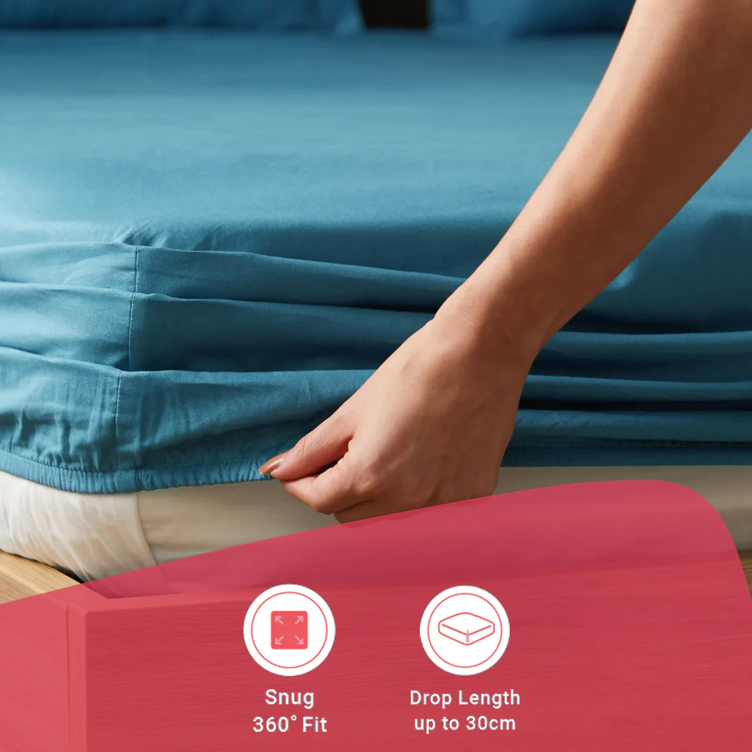 Paleto | Everyday Hues Solid Dyed Cotton Fitted Sheet Set-Mineral - Image 17