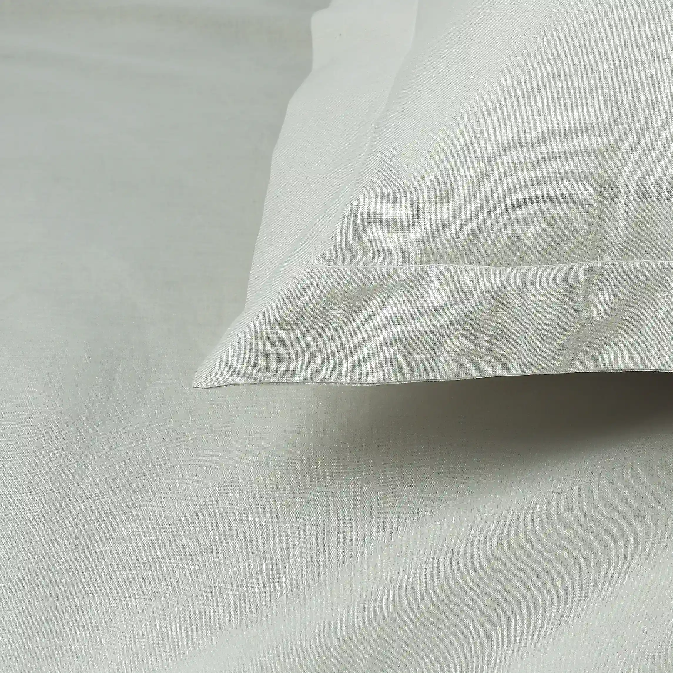 Paleto | Everyday Hues Solid Dyed Cotton Fitted Sheet Set-Silver - Image 13