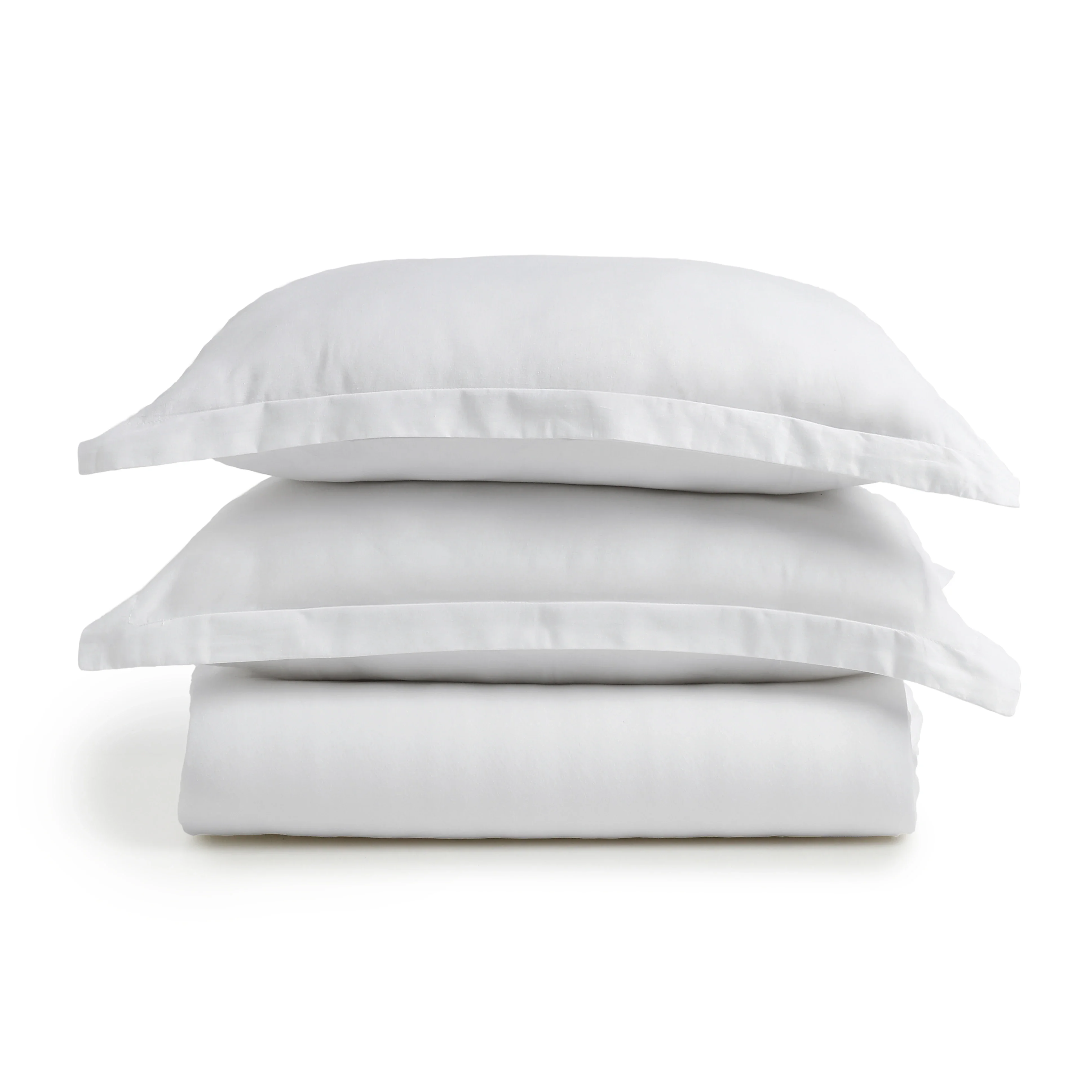 Paleto | Everyday Hues Solid Dyed Cotton Fitted Sheet Set-White - Image 12