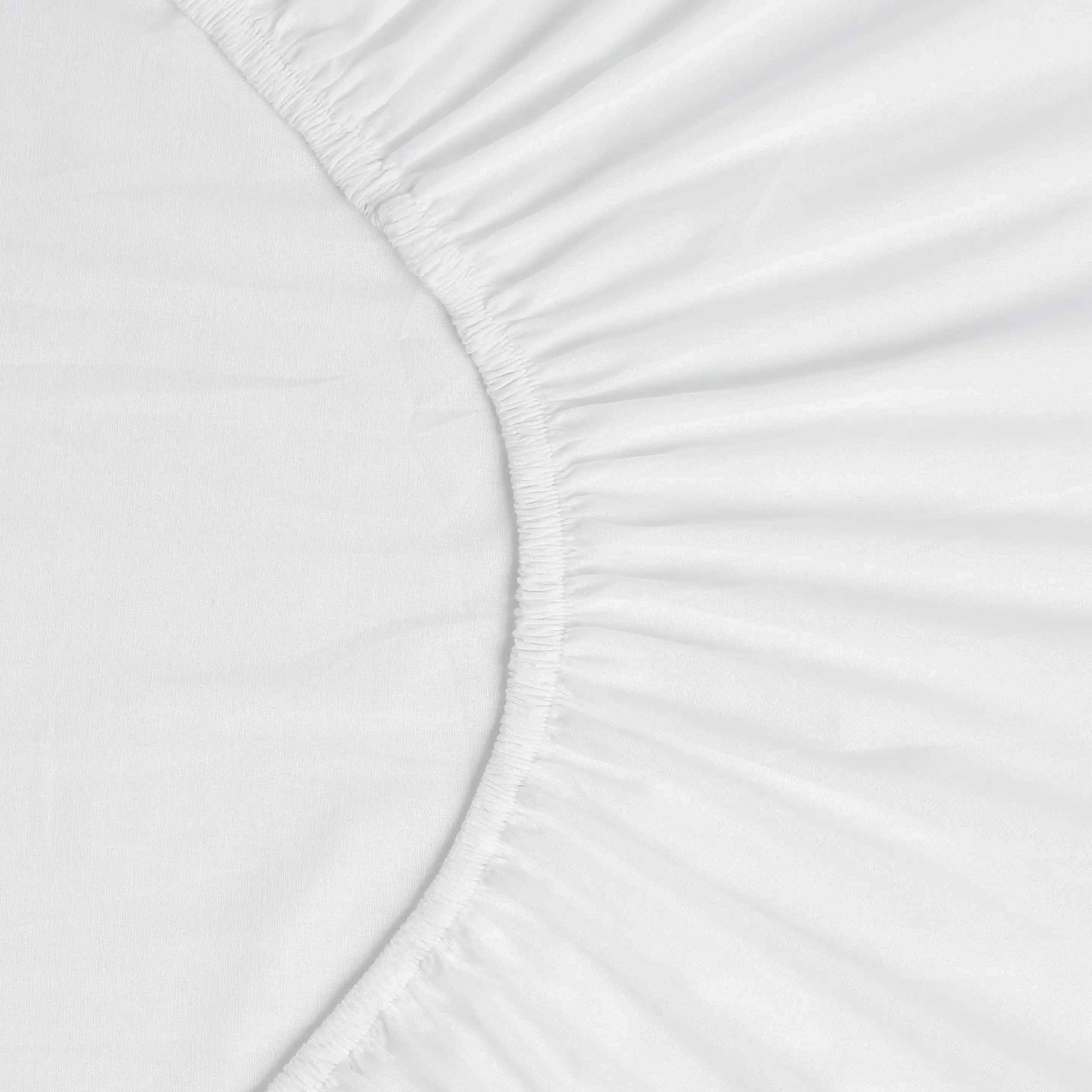 Paleto | Everyday Hues Solid Dyed Cotton Fitted Sheet Set-White - Image 14