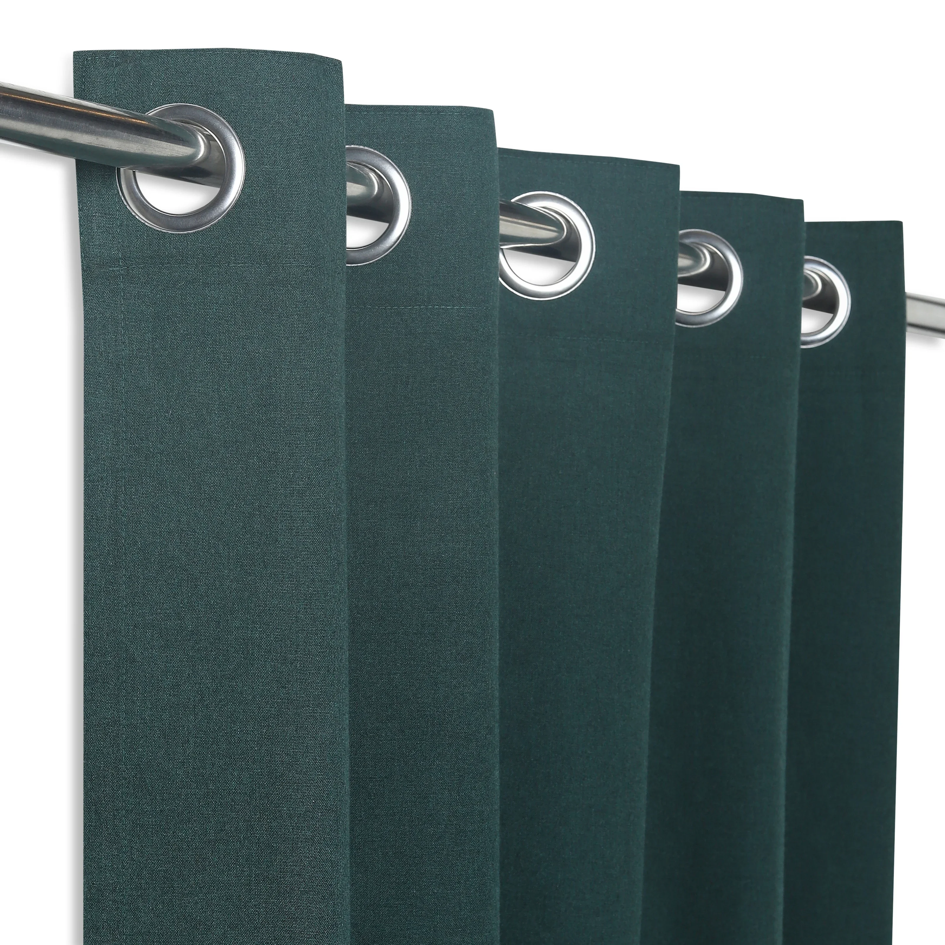 Pelushe Set Of 2 100% Cotton Solid Readymade Curtains | Everyday Hues - Image 53