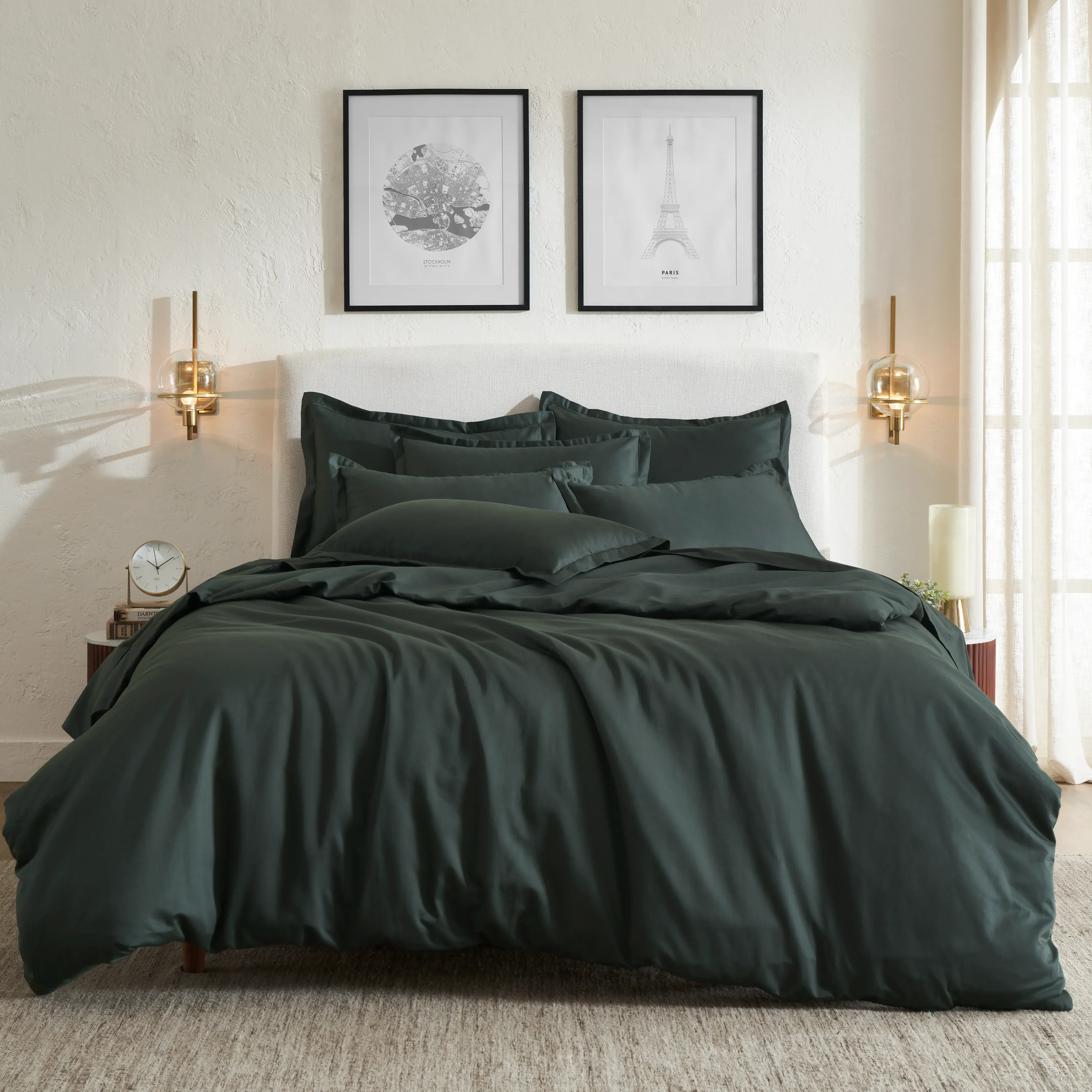 Pelushe | 800TC Long Staple Cotton Luxurious Super Soft Bedsheet Set | Pillow Cover with Merrow Hem Treatment - Image 17