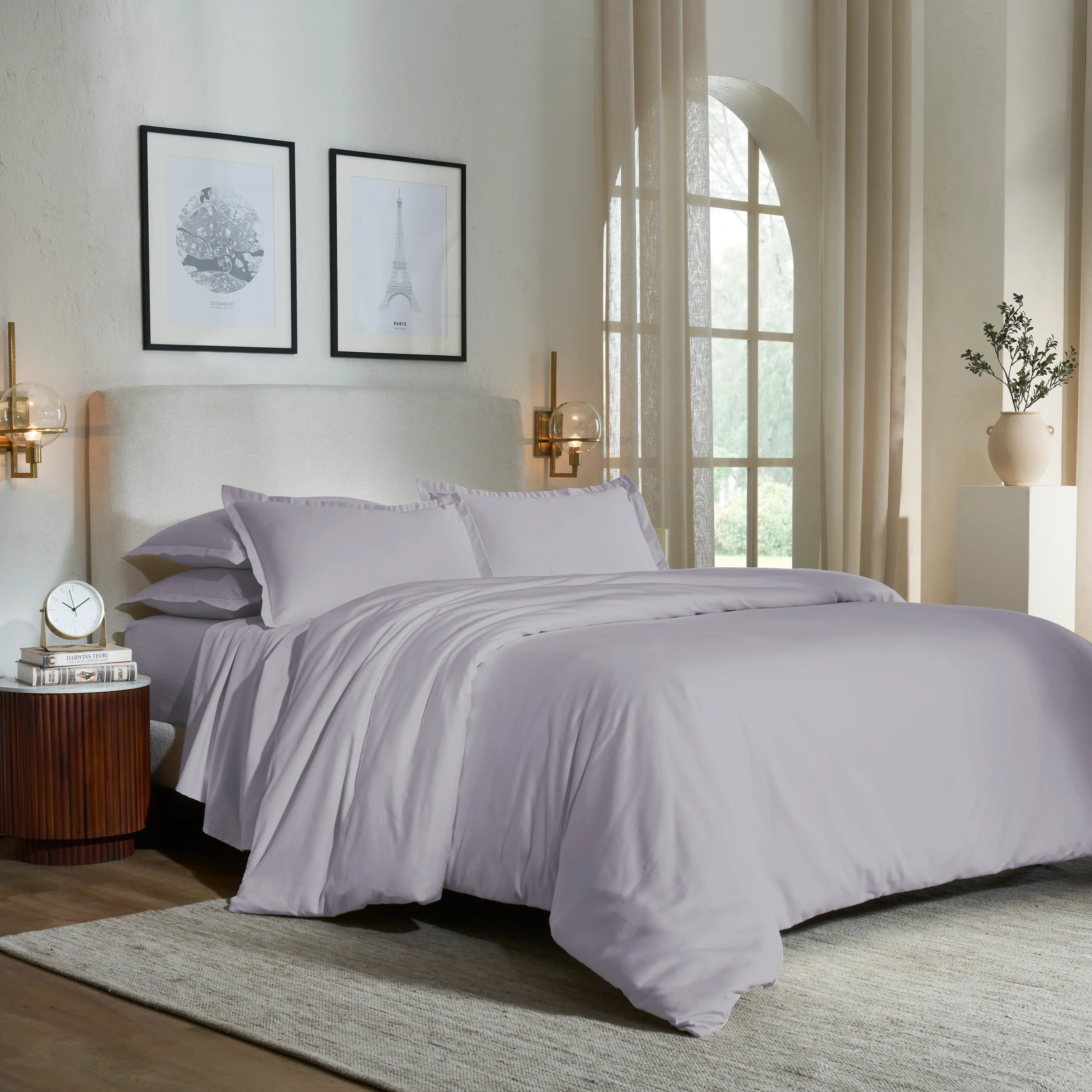 Pelushe | 800TC Long Staple Cotton Luxurious Super Soft Bedsheet Set | Pillow Cover with Merrow Hem Treatment - Image 21