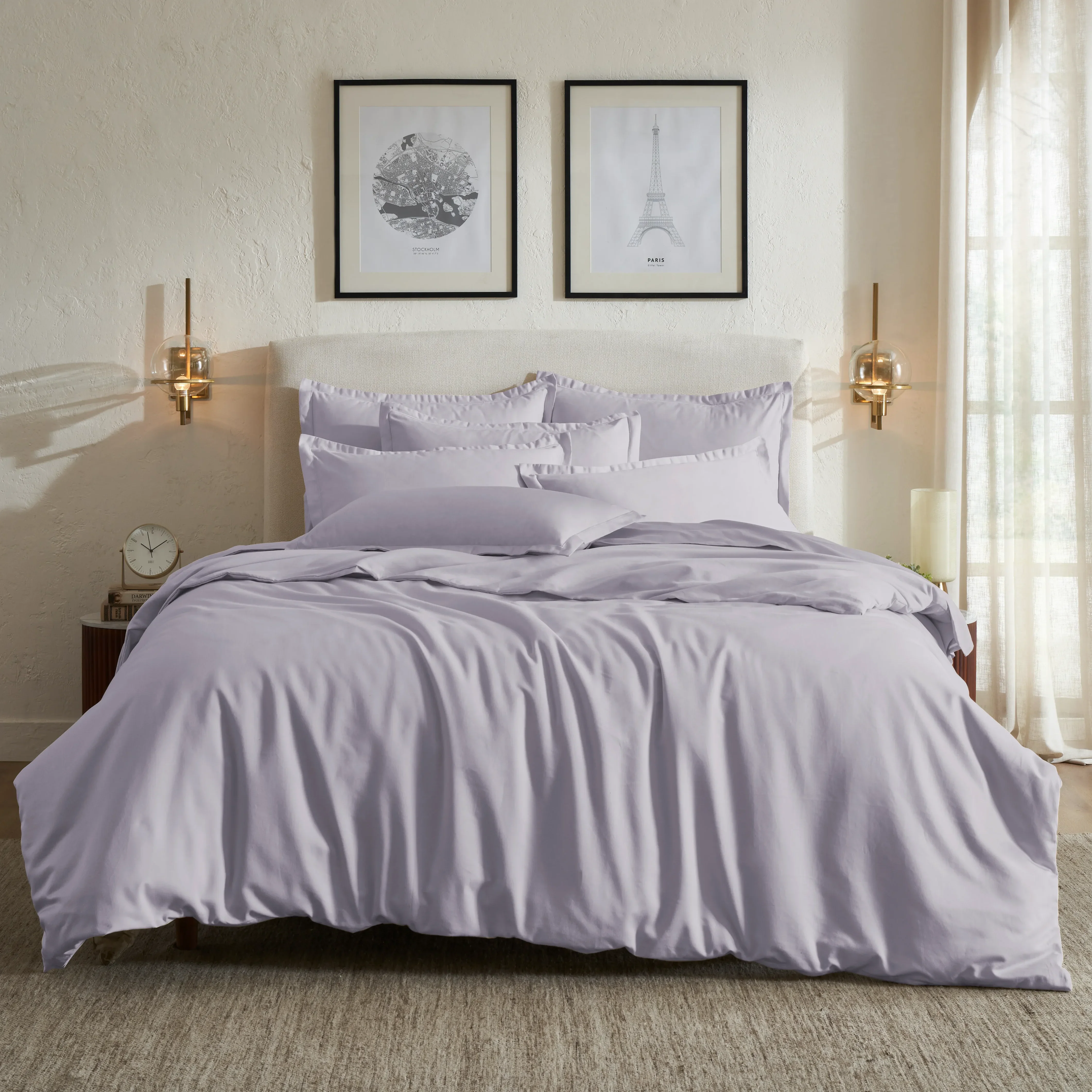 Pelushe | 800TC Long Staple Cotton Luxurious Super Soft Bedsheet Set | Pillow Cover with Merrow Hem Treatment - Image 22