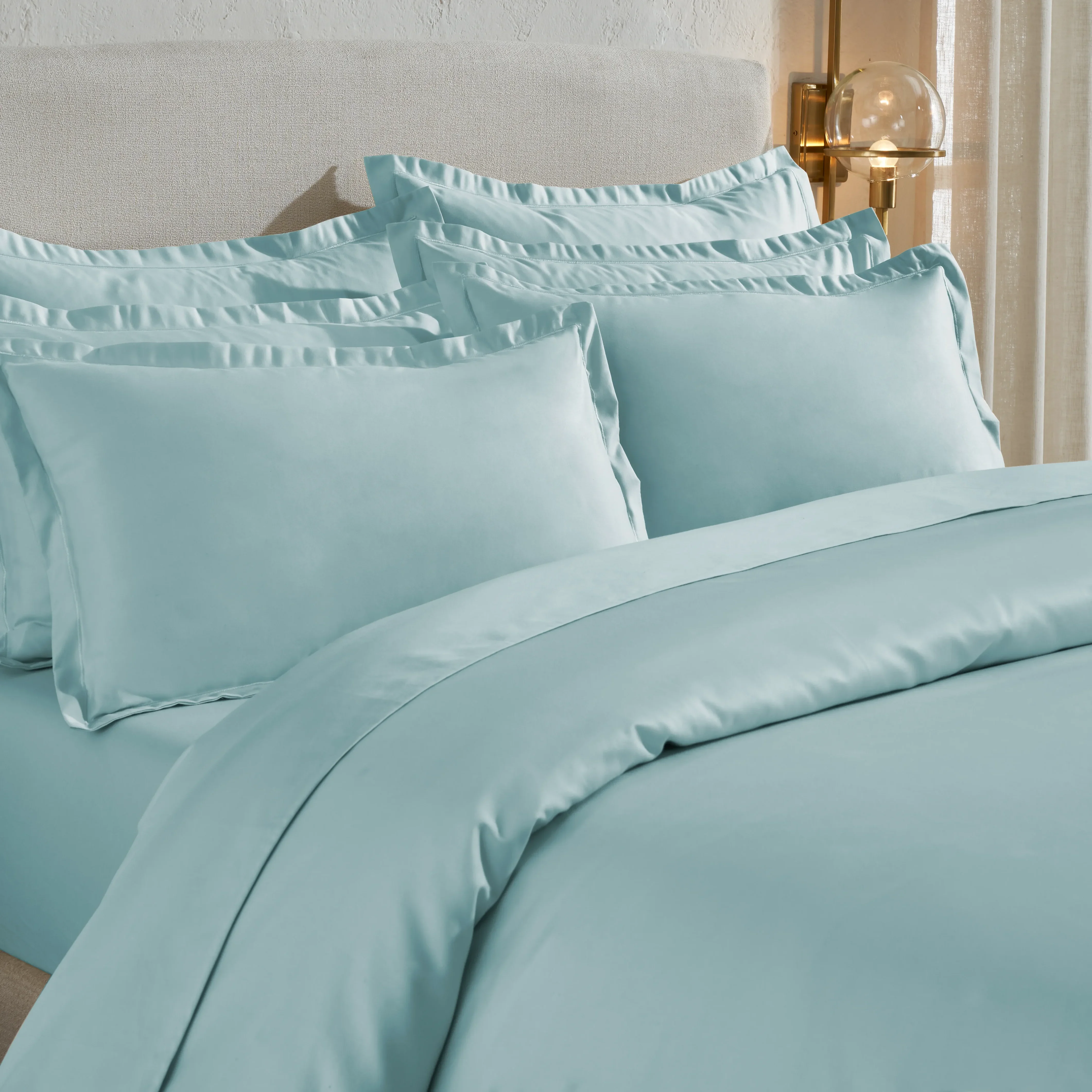 Pelushe | 800TC Long Staple Cotton Luxurious Super Soft Bedsheet Set | Pillow Cover with Merrow Hem Treatment - Image 29