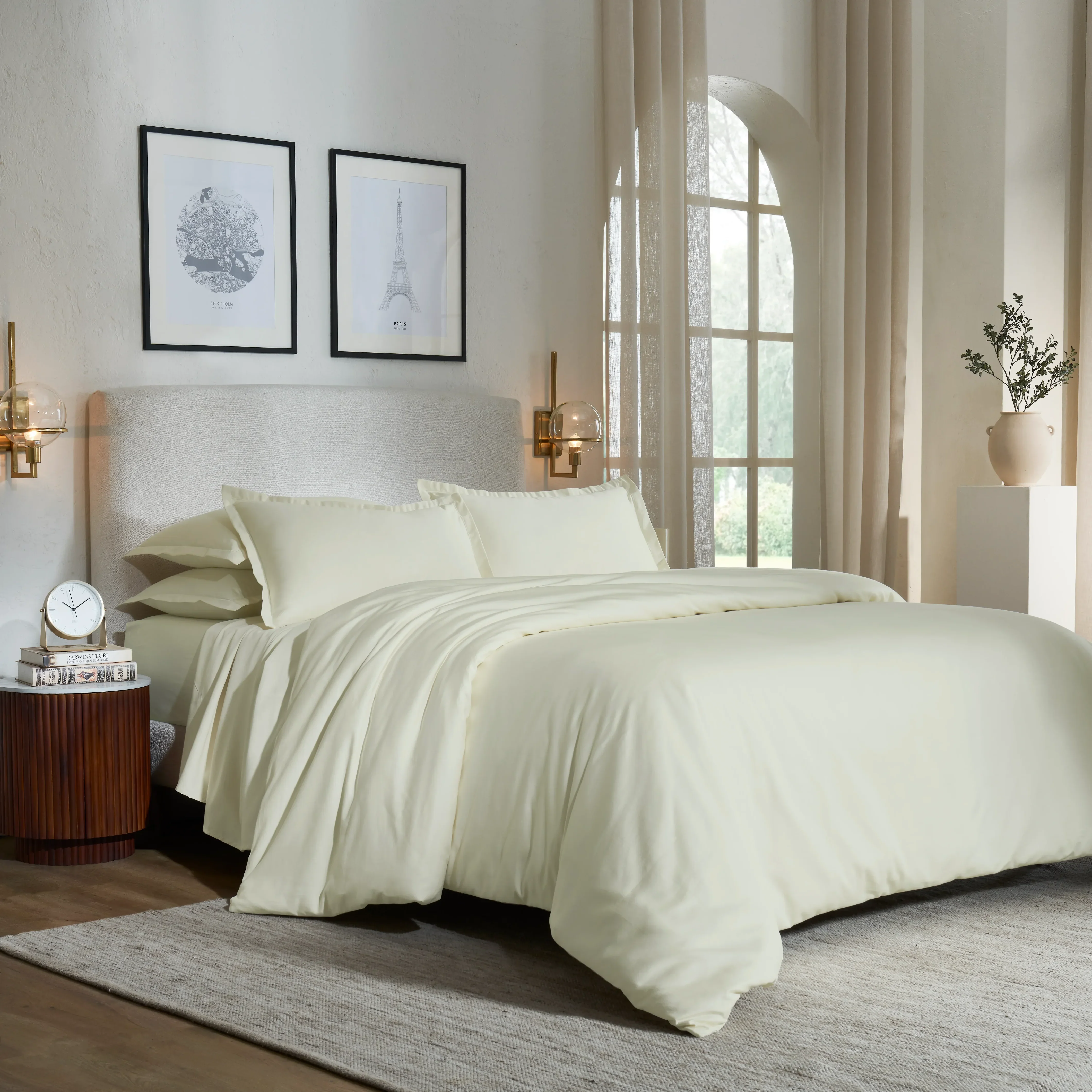 Pelushe | 800TC Long Staple Cotton Luxurious Super Soft Bedsheet Set | Pillow Cover with Merrow Hem Treatment - Image 6