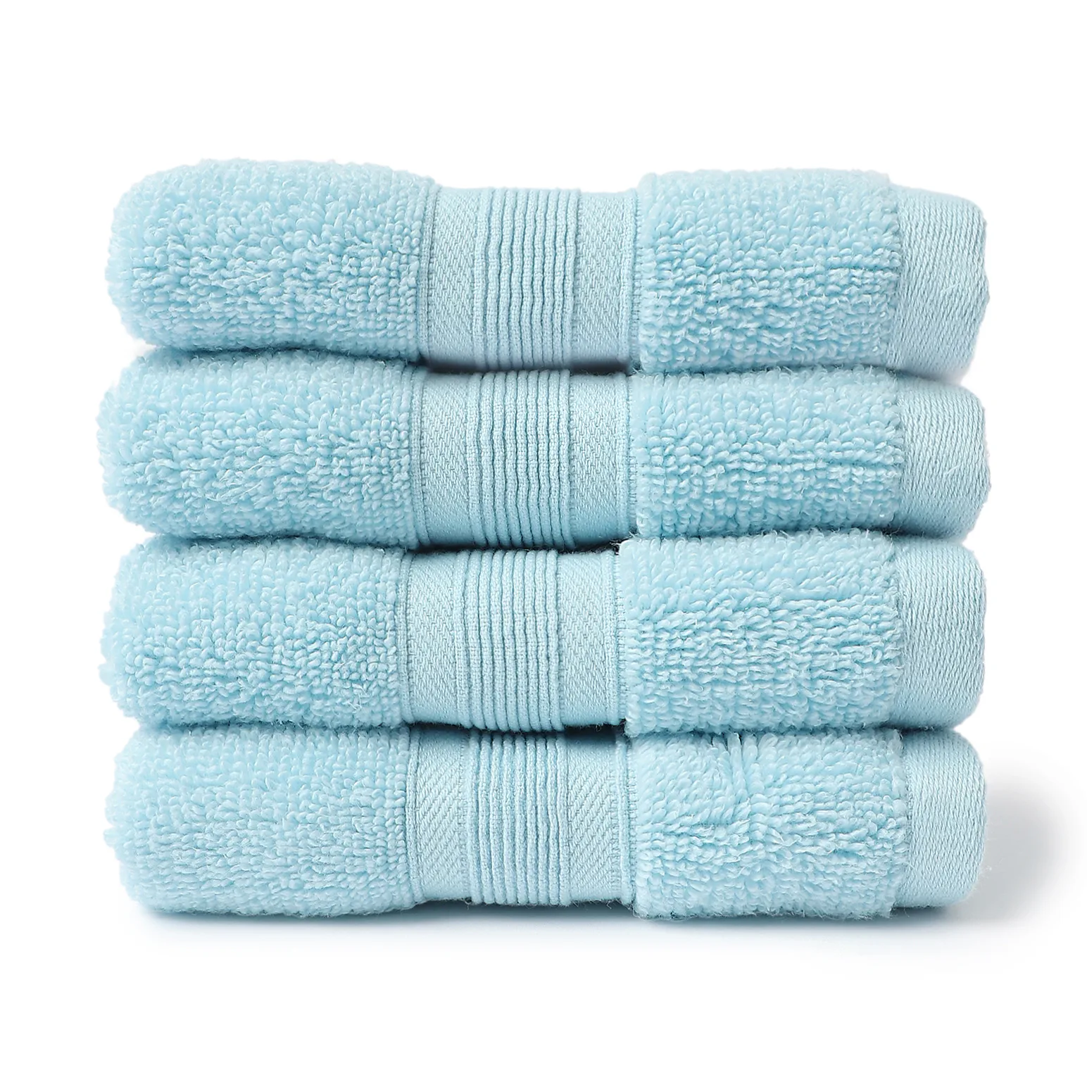 Pelushe | Super Absorbent & Luxurious Zero Twist Cotton Terry Face Towels | Set of 4 - Image 27