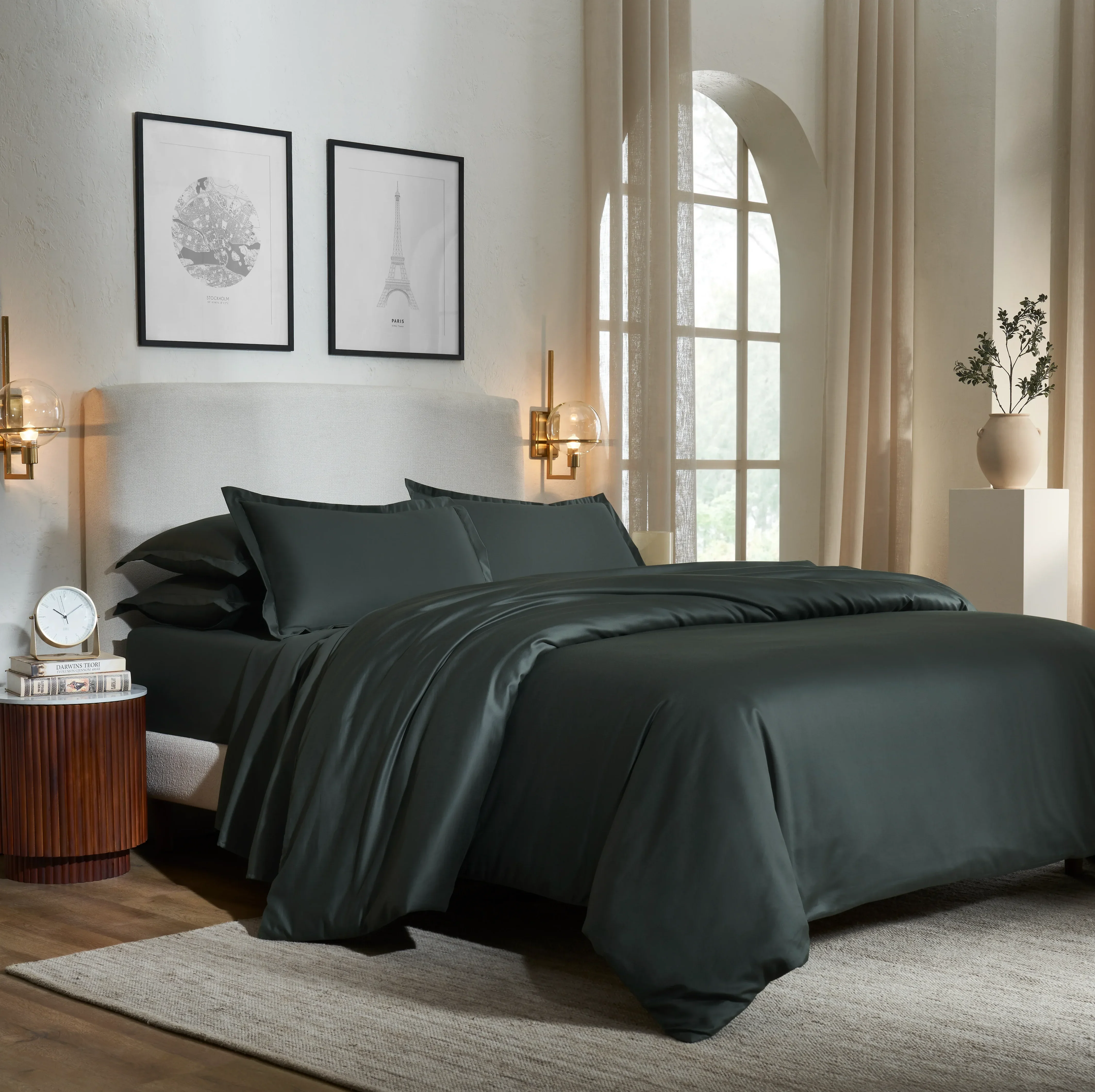 Pelushe | 800TC Long Staple Cotton Luxurious Super Soft Fitted Sheet Set | Pillow Cover with Merrow Hem Treatment - Image 19