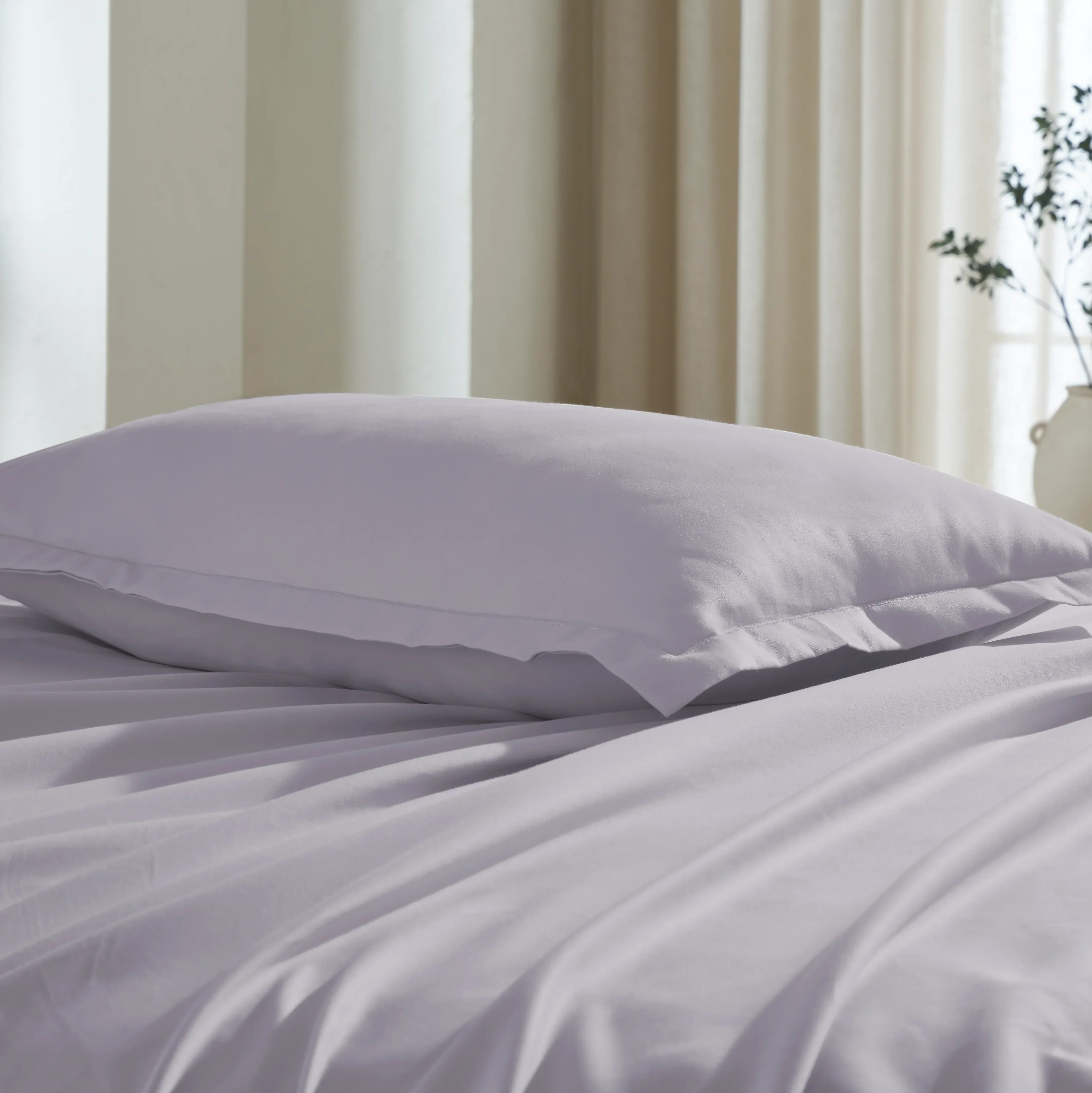 Pelushe | 800TC Long Staple Cotton Luxurious Super Soft Fitted Sheet Set | Pillow Cover with Merrow Hem Treatment - Image 29