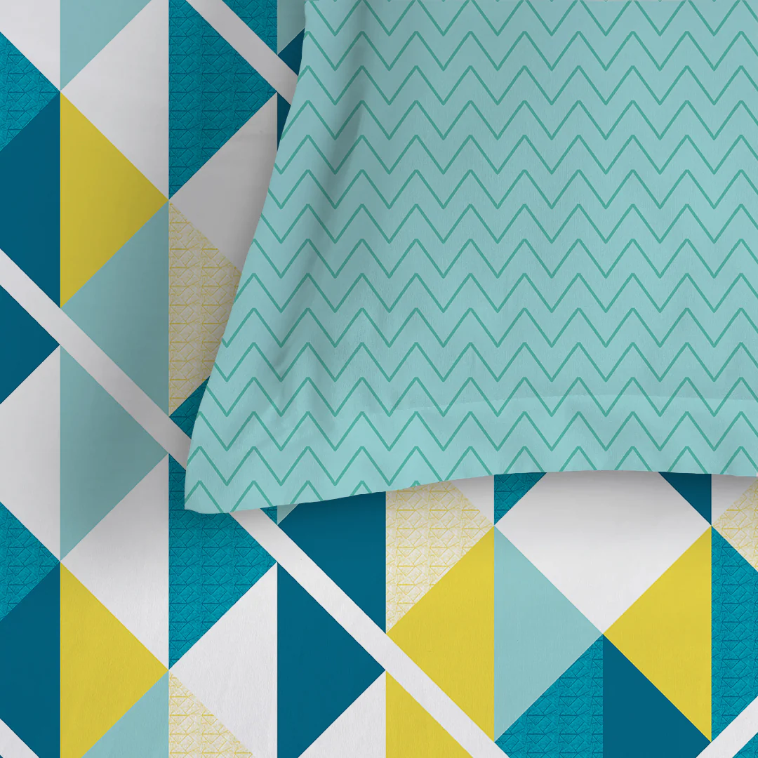 Pure Nest Printed Bedsheet Set - Image 100