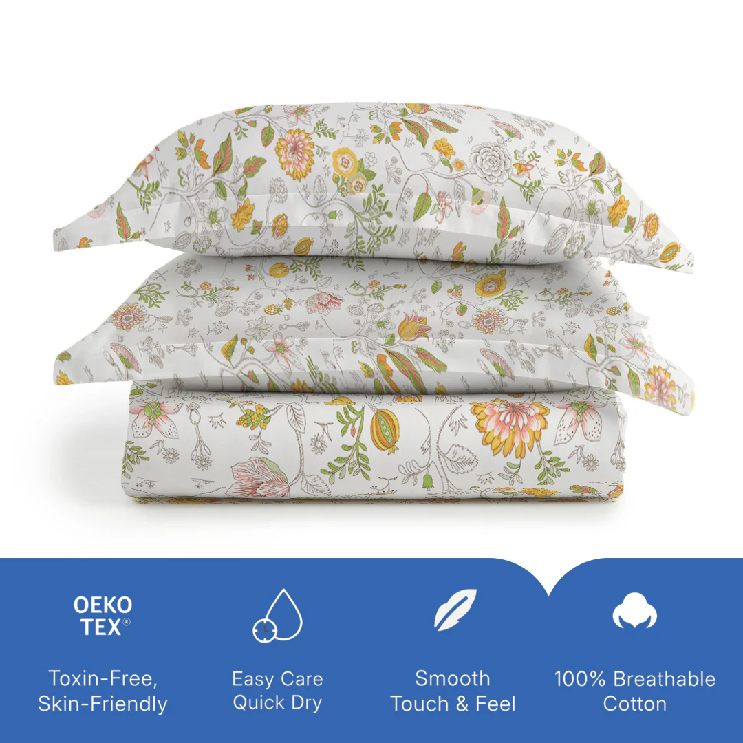 Pure Nest Printed Bedsheet Set - Image 111