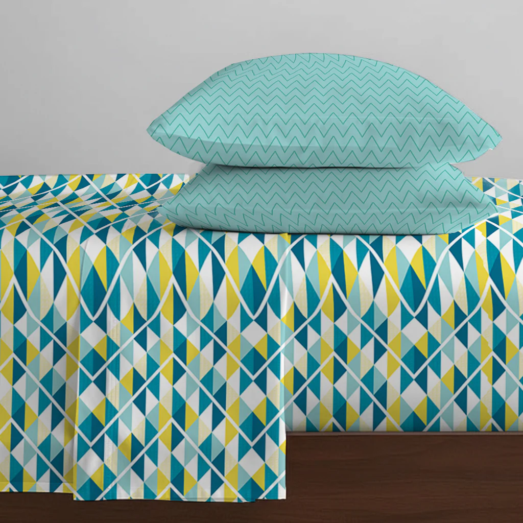 Pure Nest Printed Bedsheet Set - Image 118