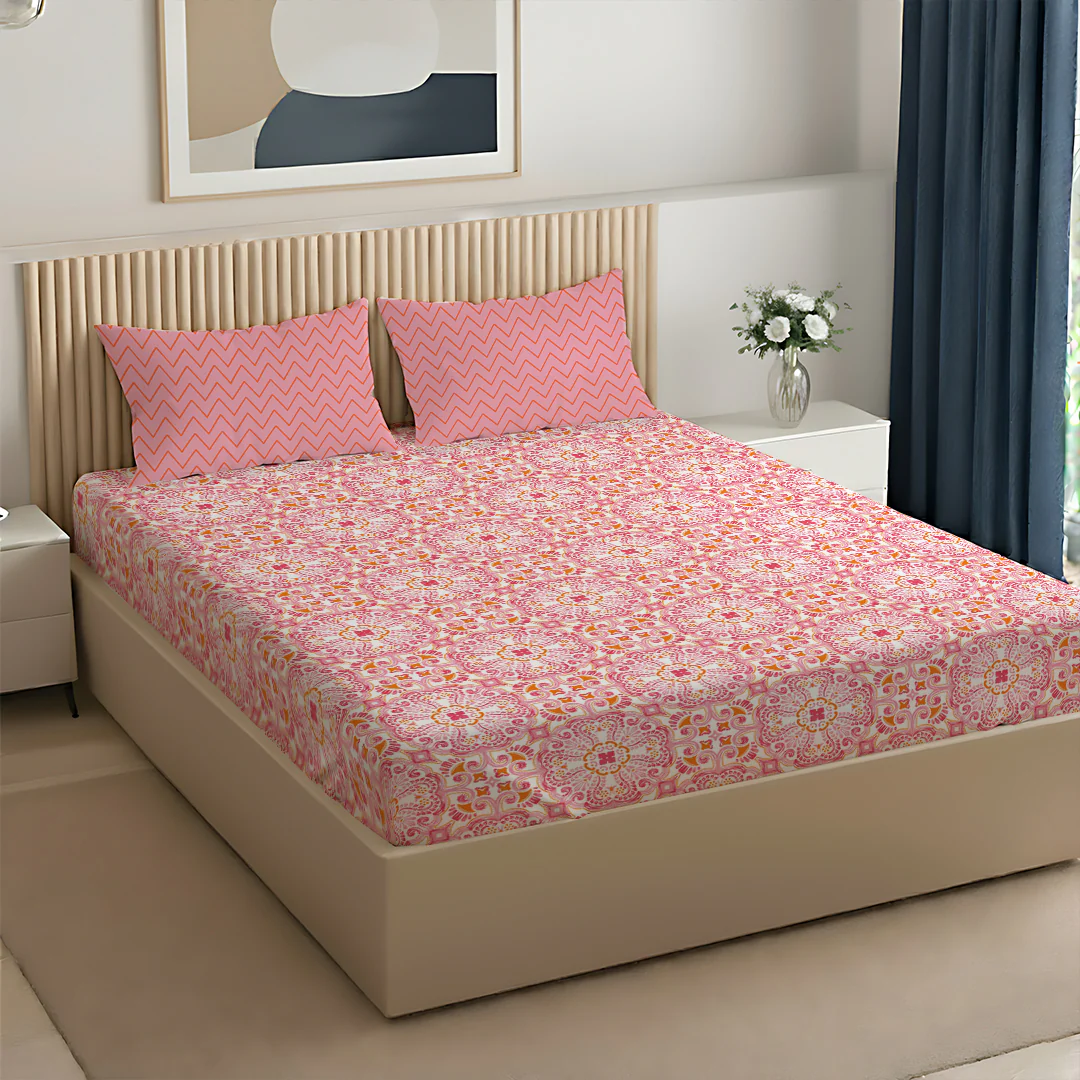 Pure Nest Printed Bedsheet Set - Image 142