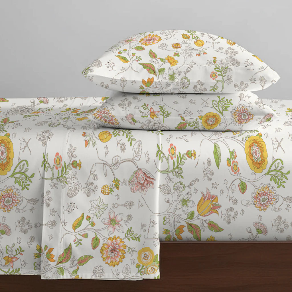 Pure Nest Printed Bedsheet Set - Image 45