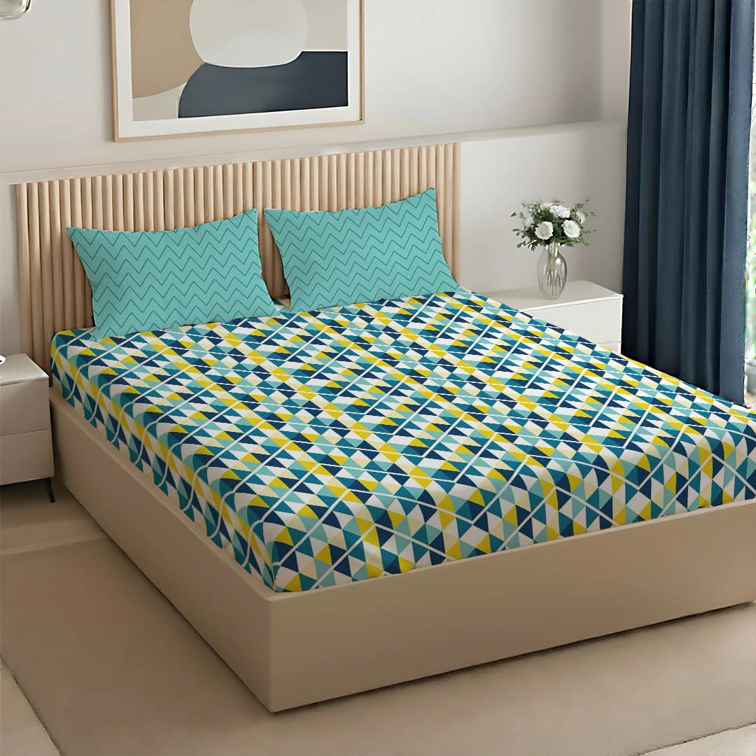 Pure Nest Printed Bedsheet Set - Image 61