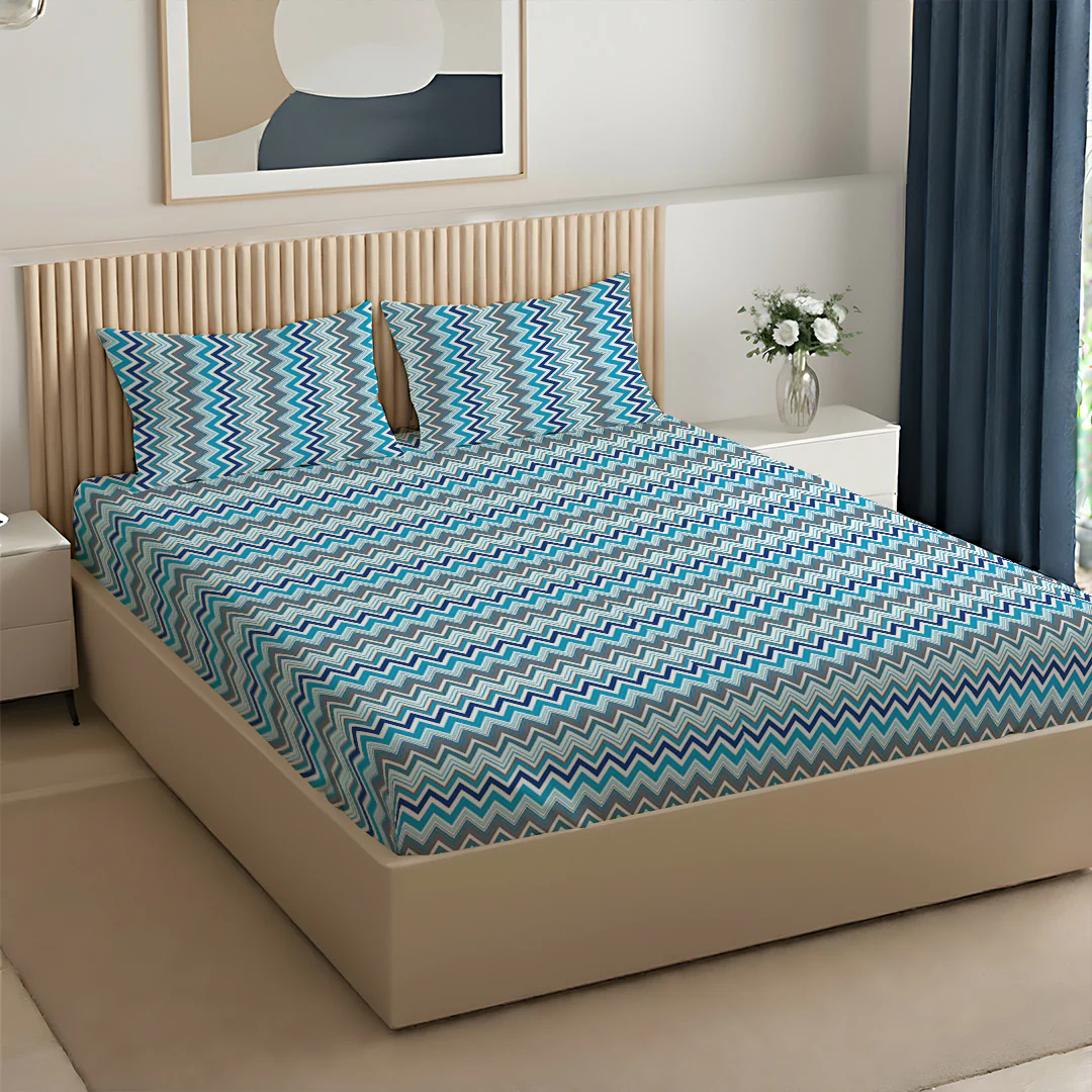 Pure Nest Printed Bedsheet Set - Image 62