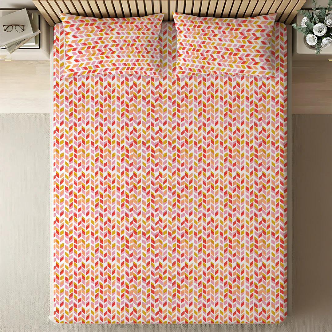 Pure Nest Printed Bedsheet Set - Image 65