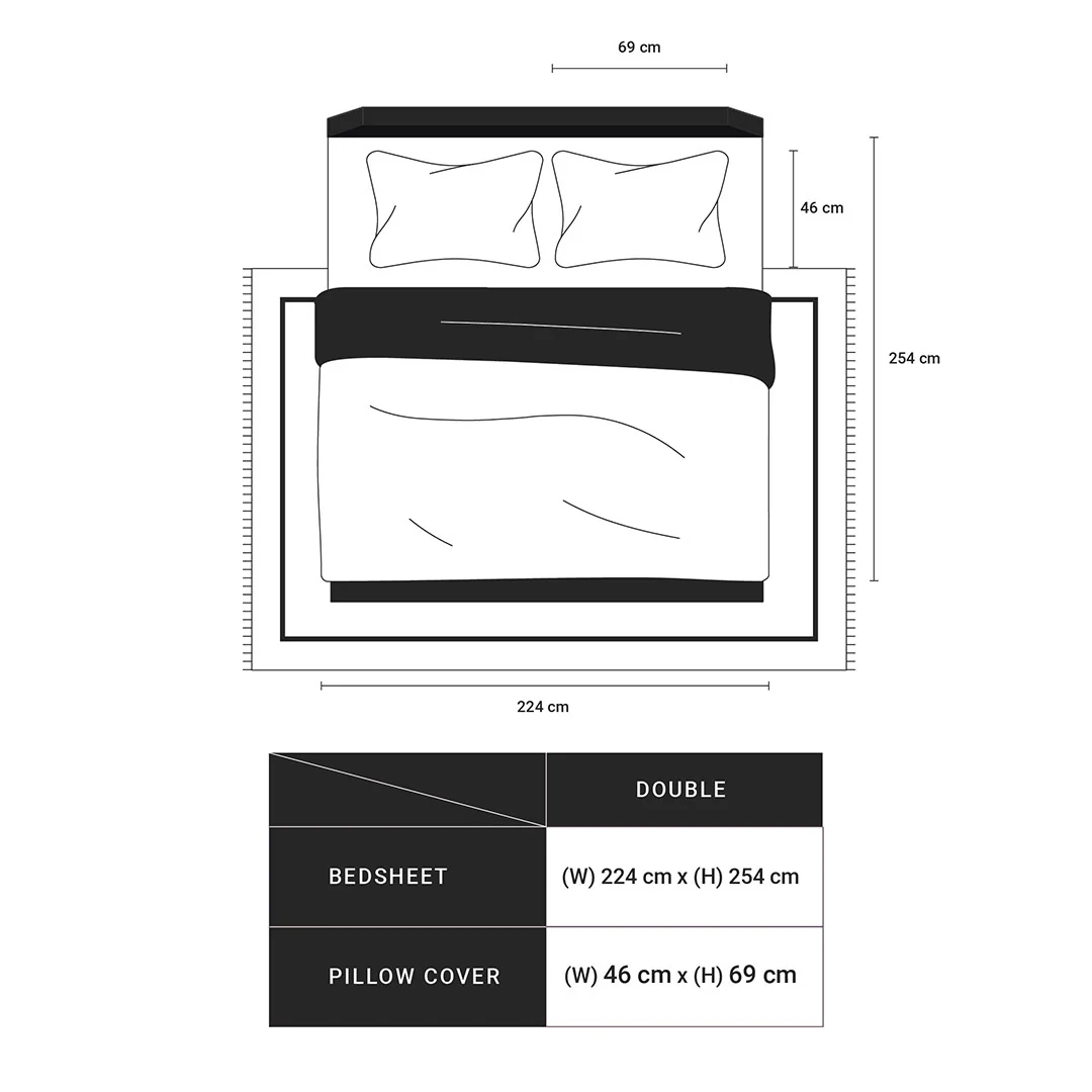 Pure Nest Printed Bedsheet Set - Image 93