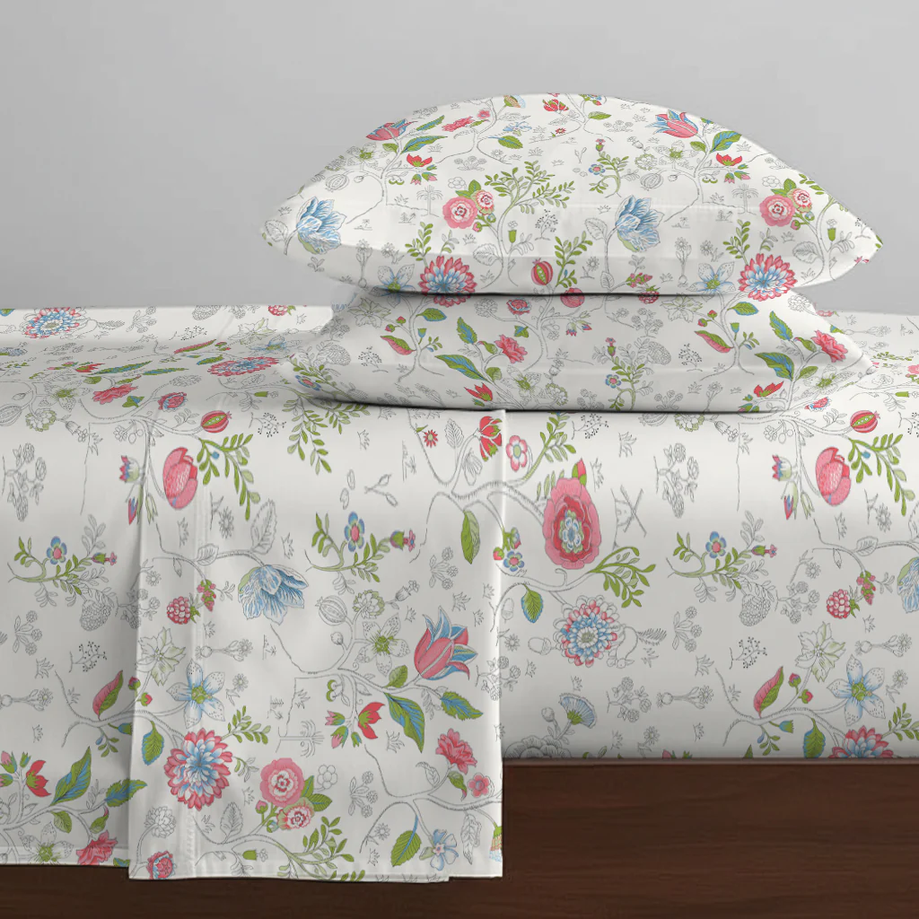 Pure Nest Printed Fitted Sheet Set - Image 143