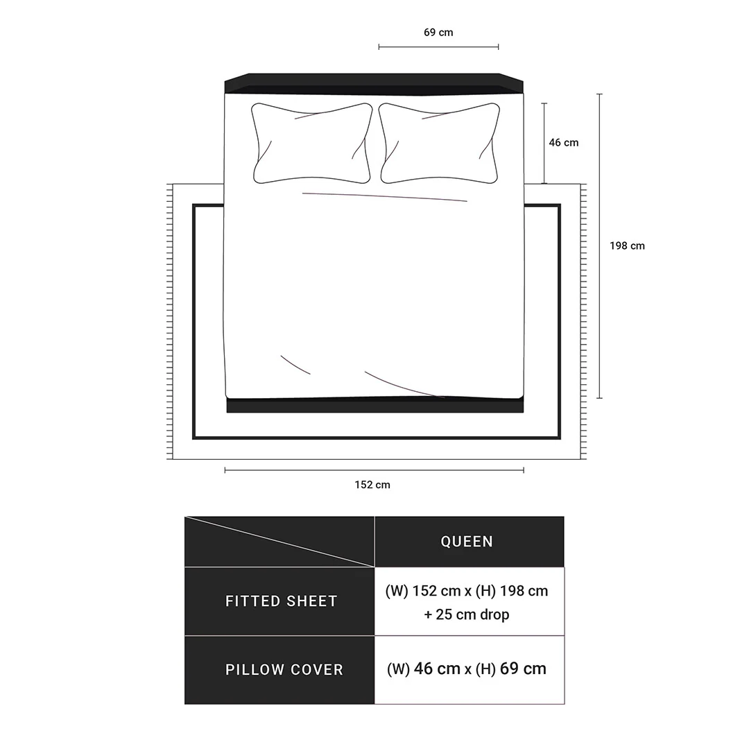 Pure Nest Printed Fitted Sheet Set - Image 15