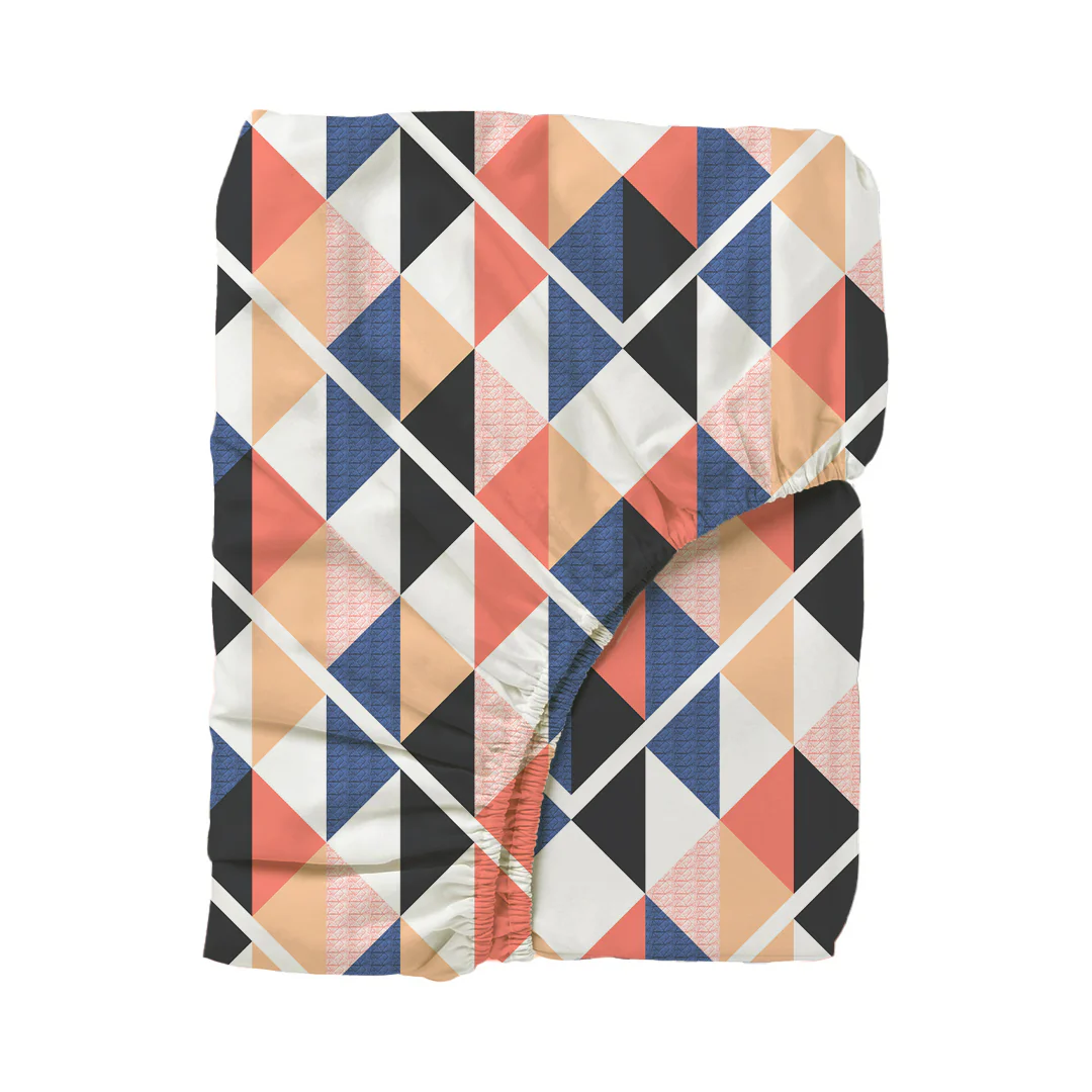 Pure Nest Printed Fitted Sheet Set - Image 158