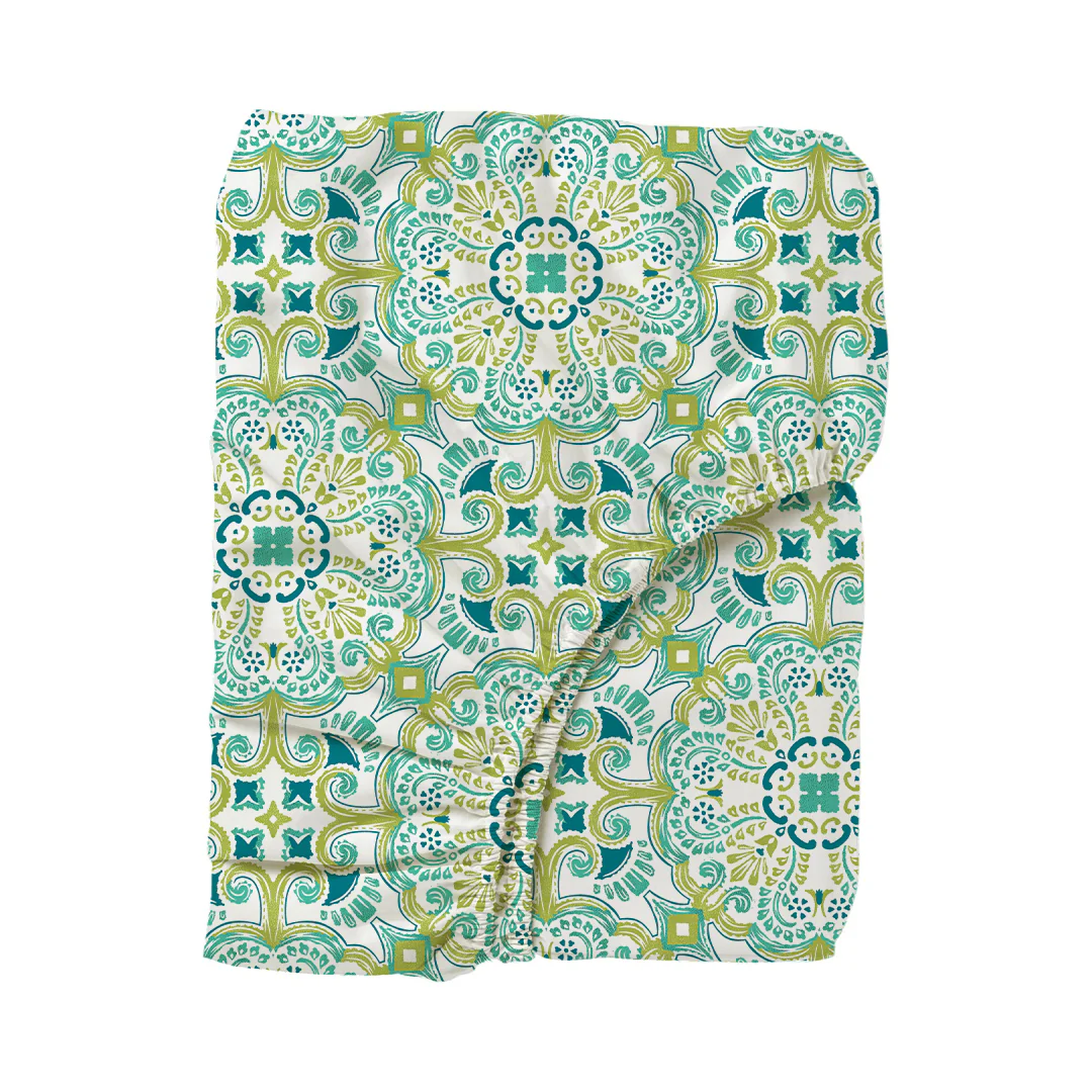 Pure Nest Printed Fitted Sheet Set - Image 163