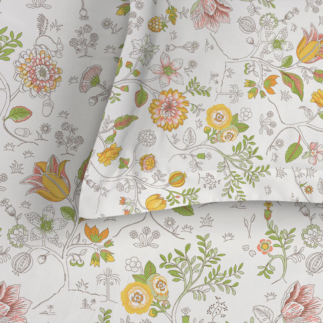 Pure Nest Printed Fitted Sheet Set - Image 24