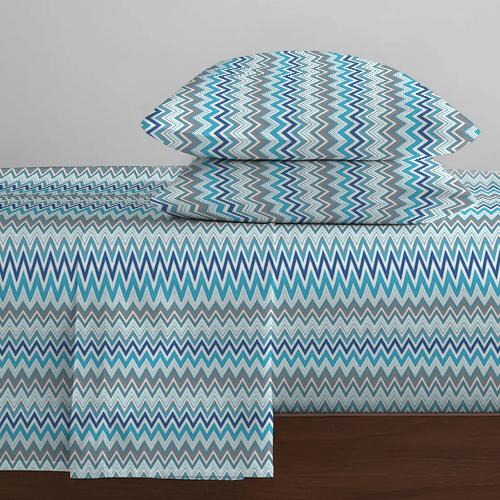 Pure Nest Printed Fitted Sheet Set - Image 41